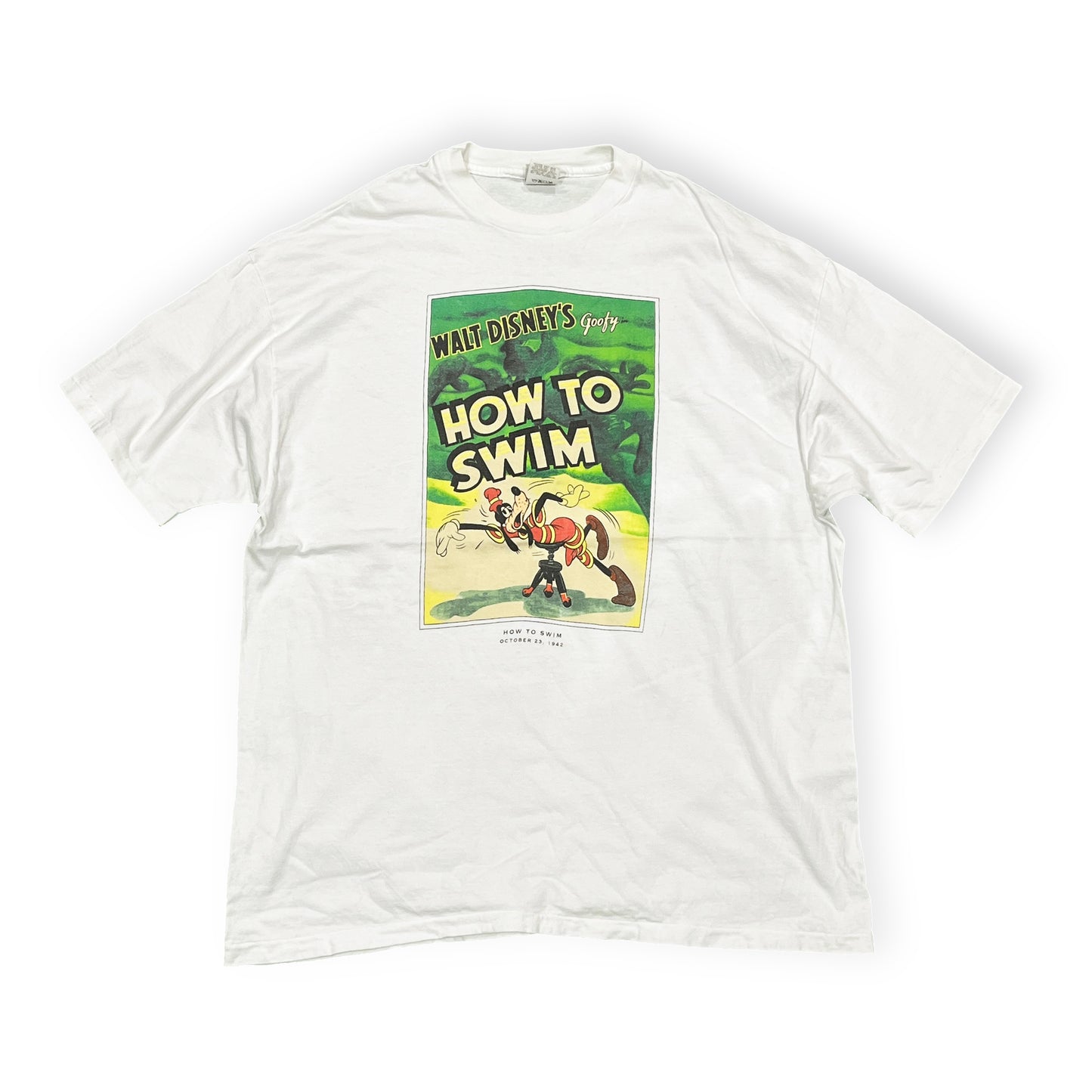 90's Disney Goofy "How to Swim" T Size (XL)位