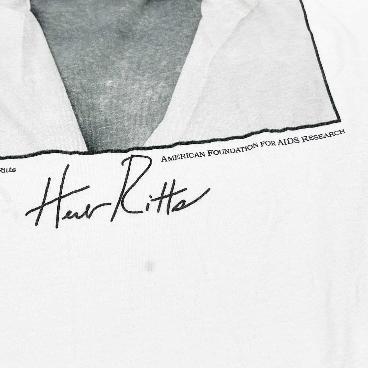 90's AmFAR Herb Ritts "Elizabeth Taylor" T Size (XL)