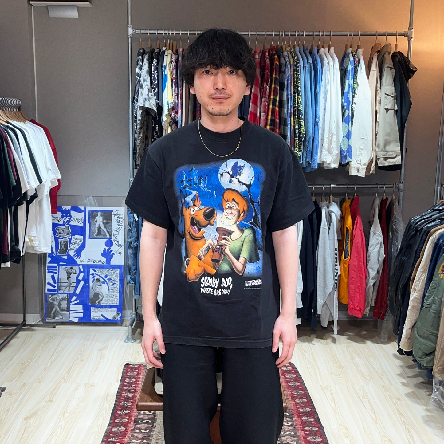 90's STANLEY DESANTIS Scooby-Doo, Where Are You! T Size (L)