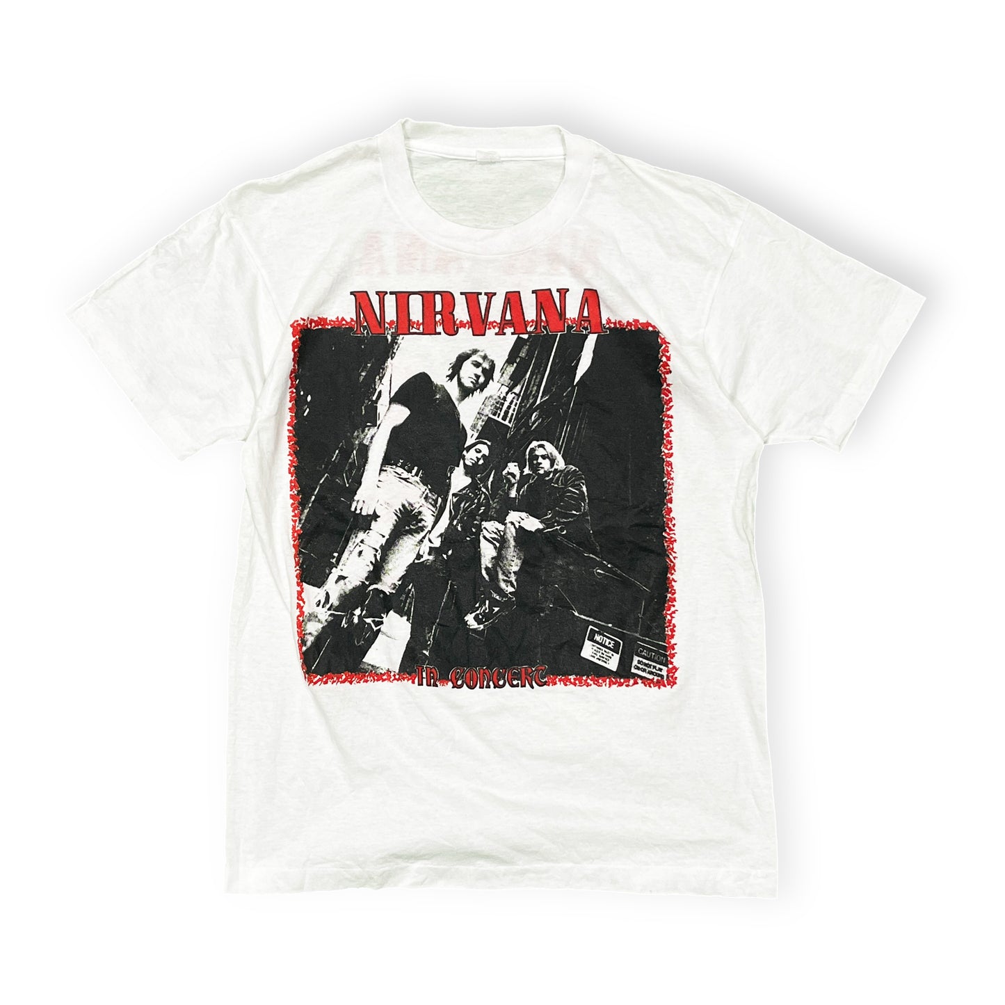 90's UnKnown Nirvana Live in Concert CD SET T Size (L)位