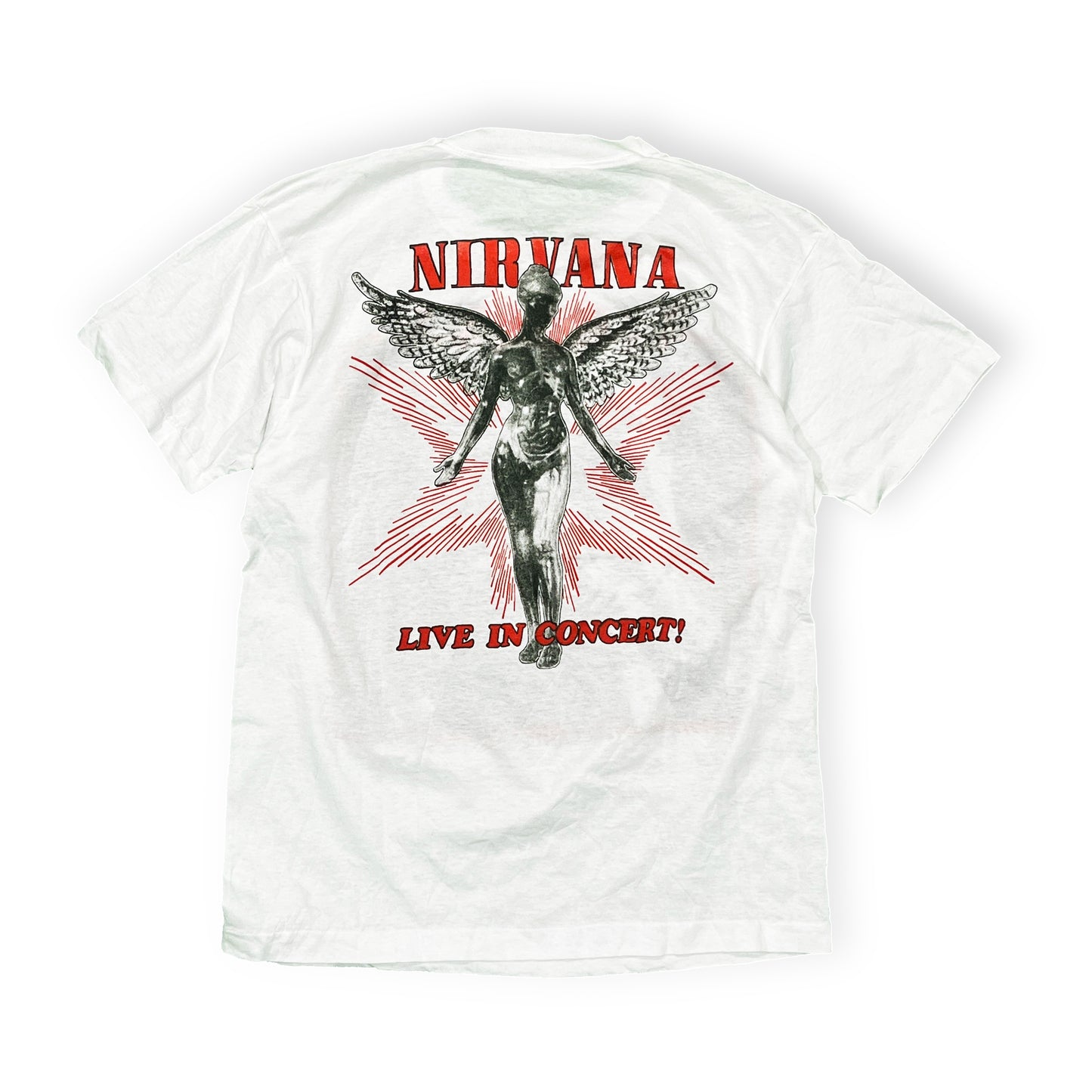 90's UnKnown Nirvana Live in Concert CD SET T Size (L)位