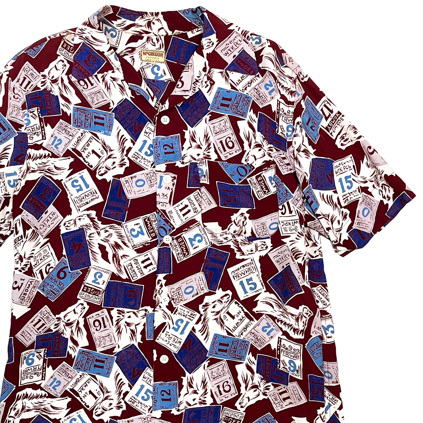50's McGregor 馬券柄 SH Size (M)
