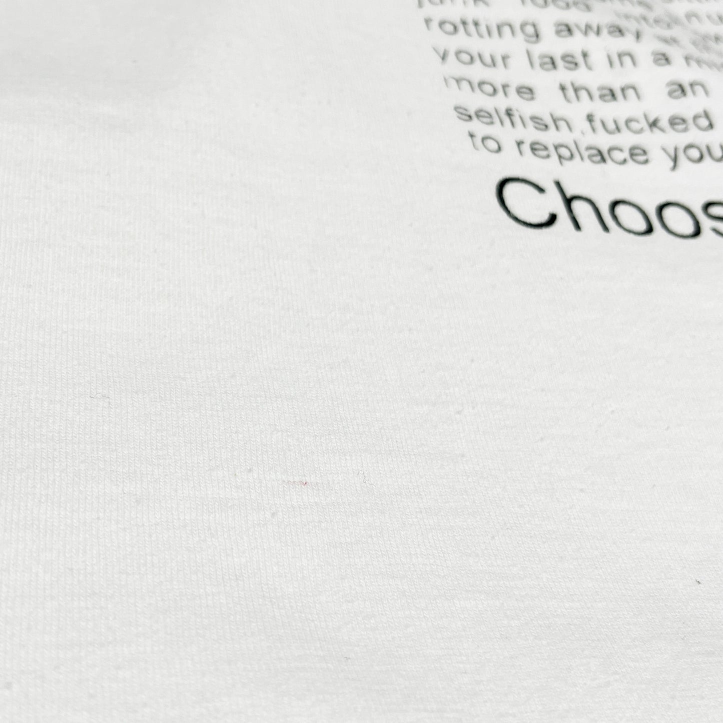 90's AMERICAN STYLE Trainspotting T Size (XL)