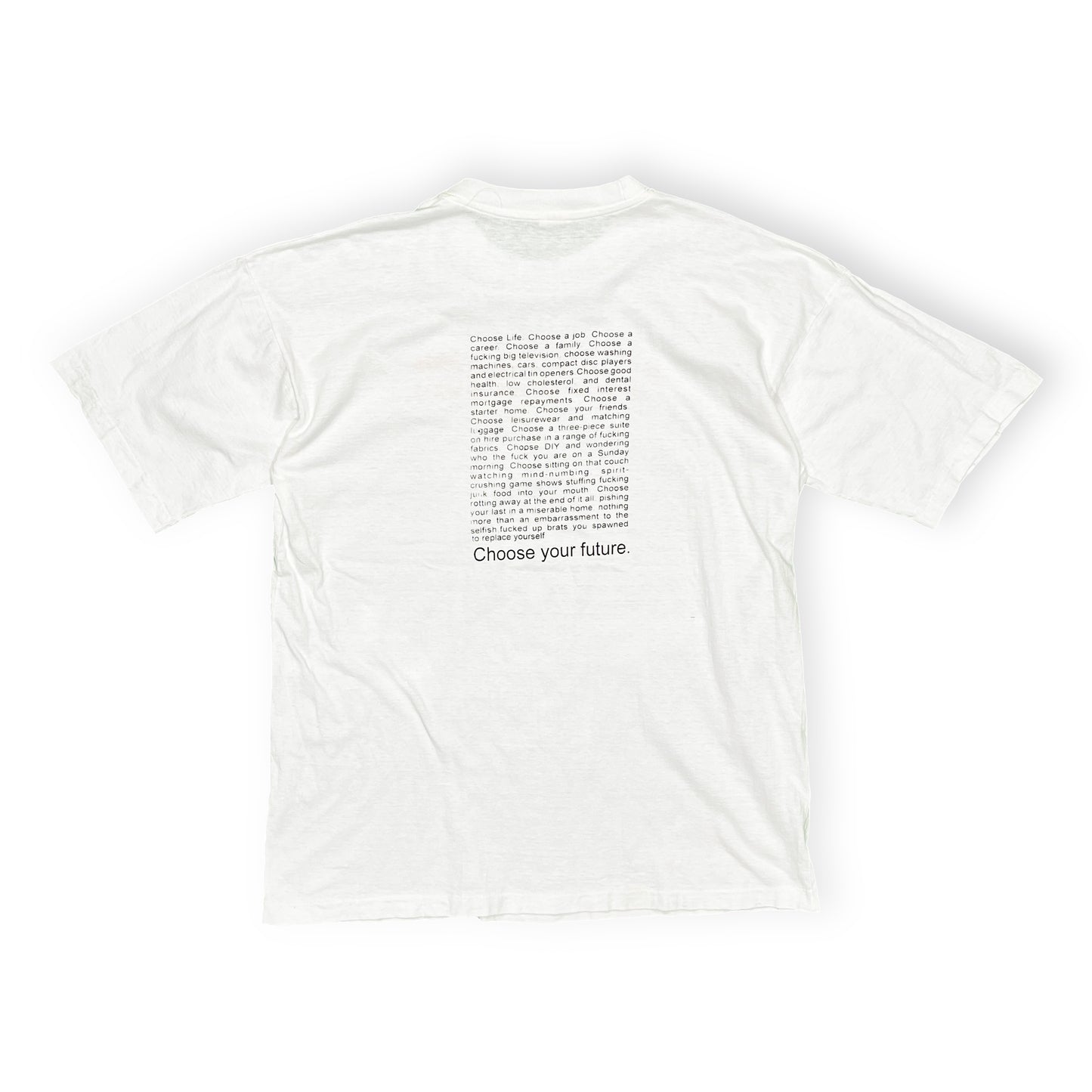 90's AMERICAN STYLE Trainspotting T Size (XL)