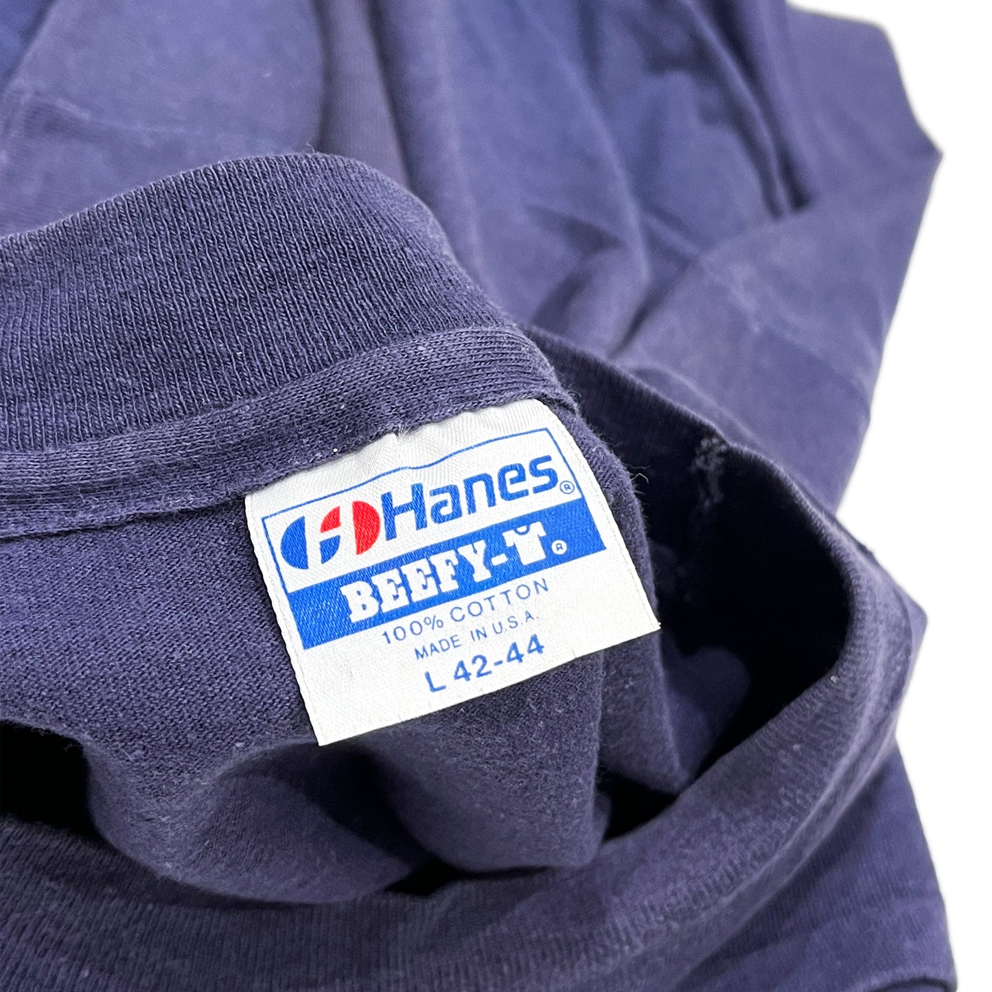 80's Hanes L.L.Bean T 筆記体ロゴ Size (L)