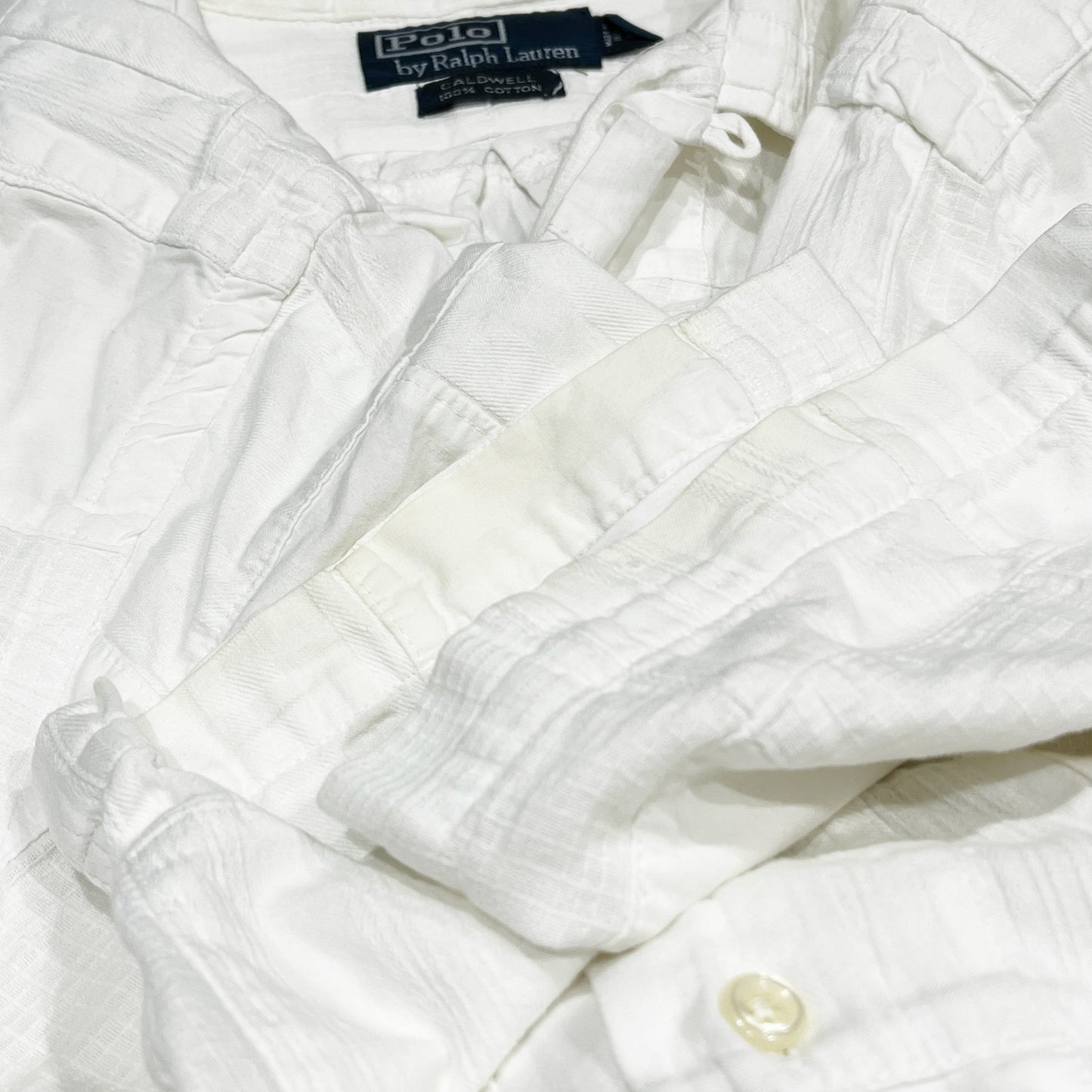 Ralph Lauren White Patchwork SH Size (M)