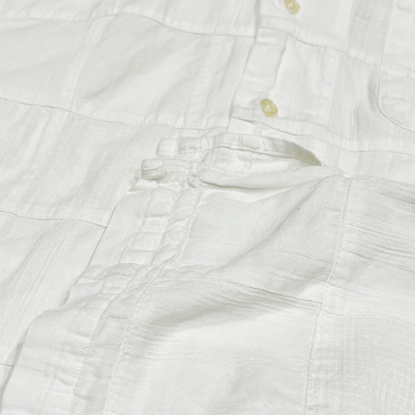 Ralph Lauren White Patchwork SH Size (M)