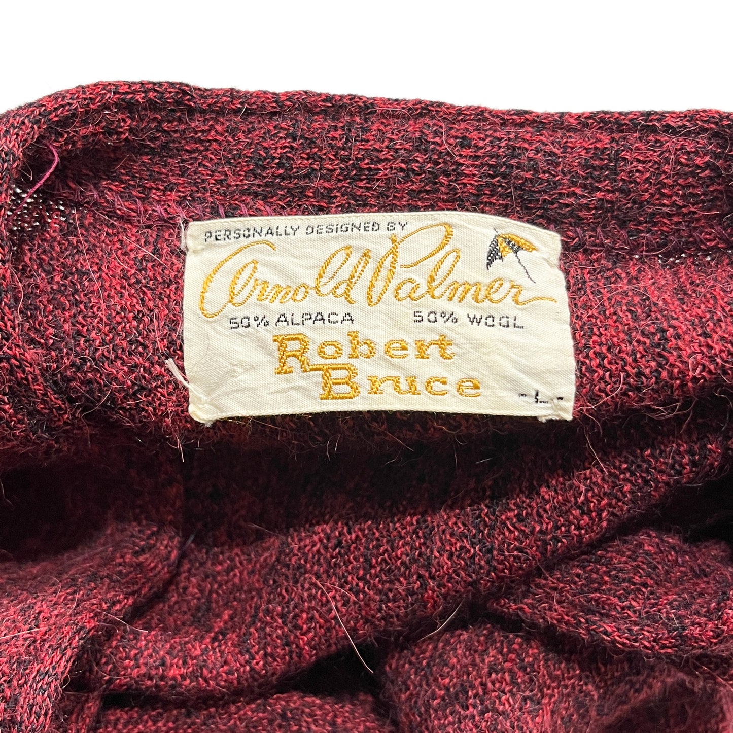 70's Alpaca X Wool Cardigan Size (L)