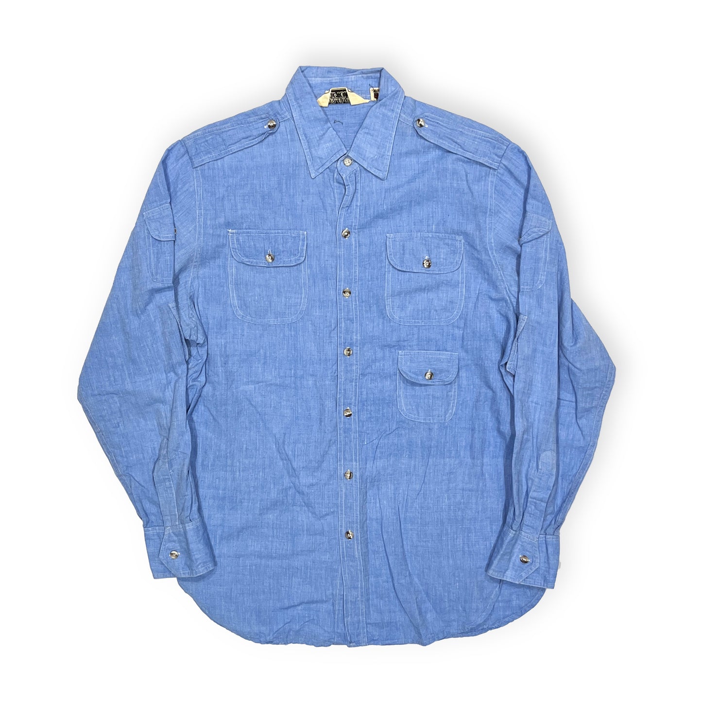 80's〜 Banana Republic Chambray SH Size (L)