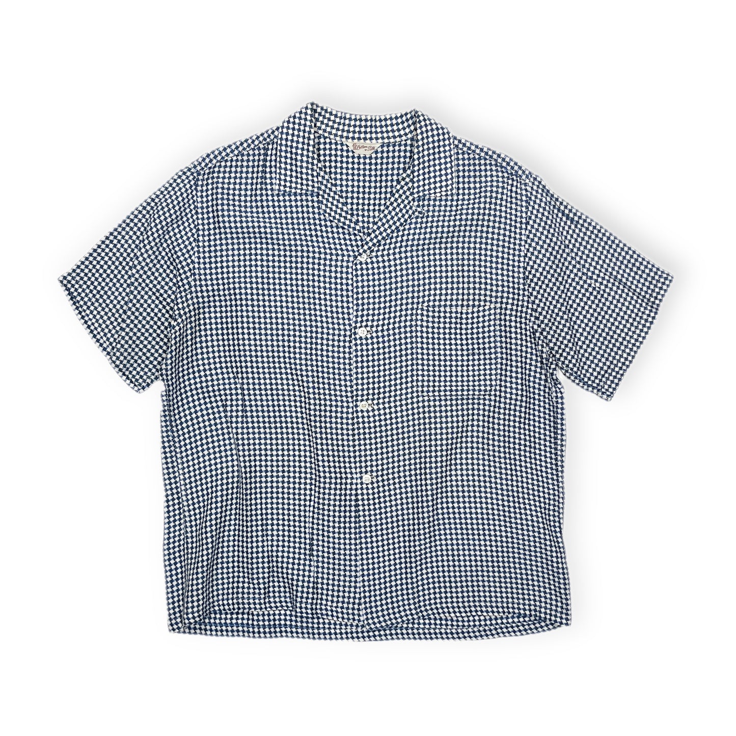 50's Dennis Cotton Silk S/S SH 好配色 Size (L)