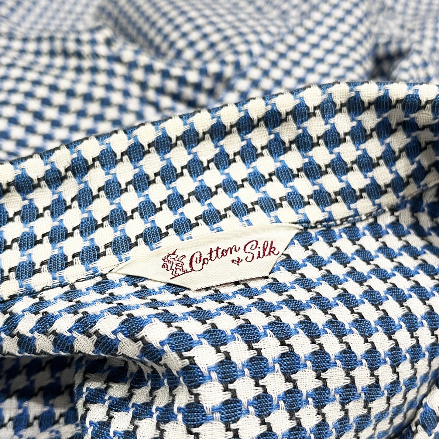 50's Dennis Cotton Silk S/S SH 好配色 Size (L)