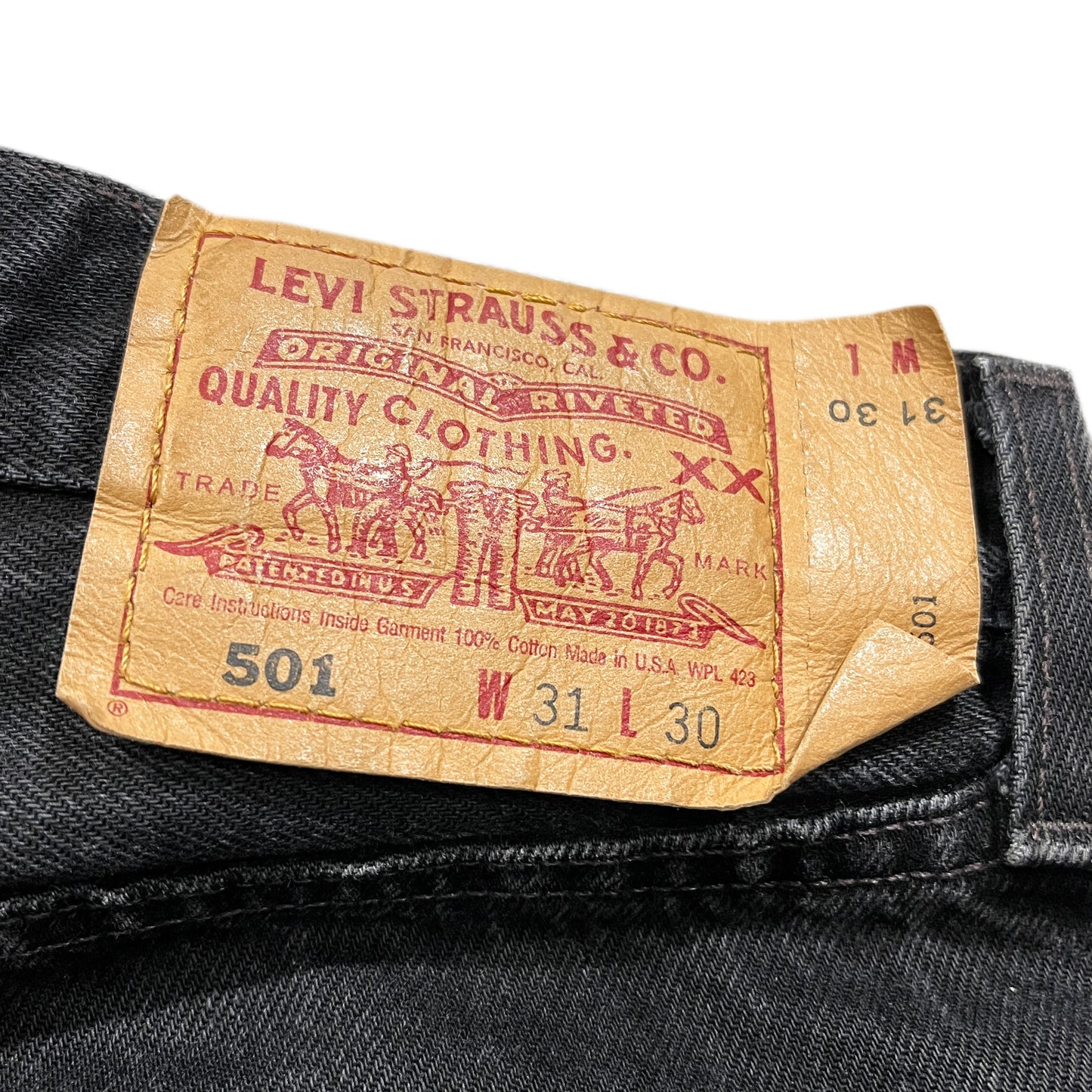 90's Levi's 501 Black Denim Size (W31 L30)