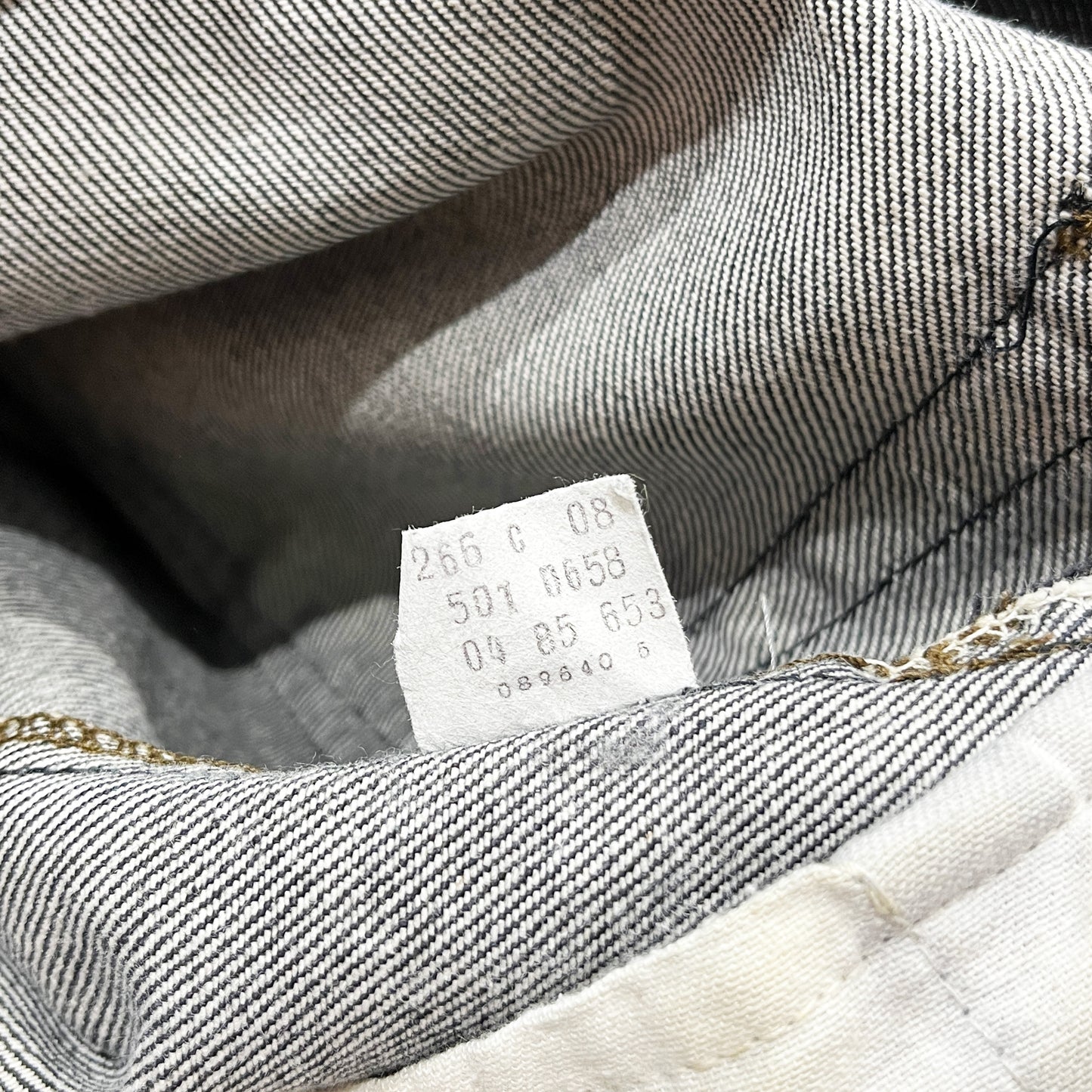 80's Levi's 501 Black Denim PT Size (W32 L32)位