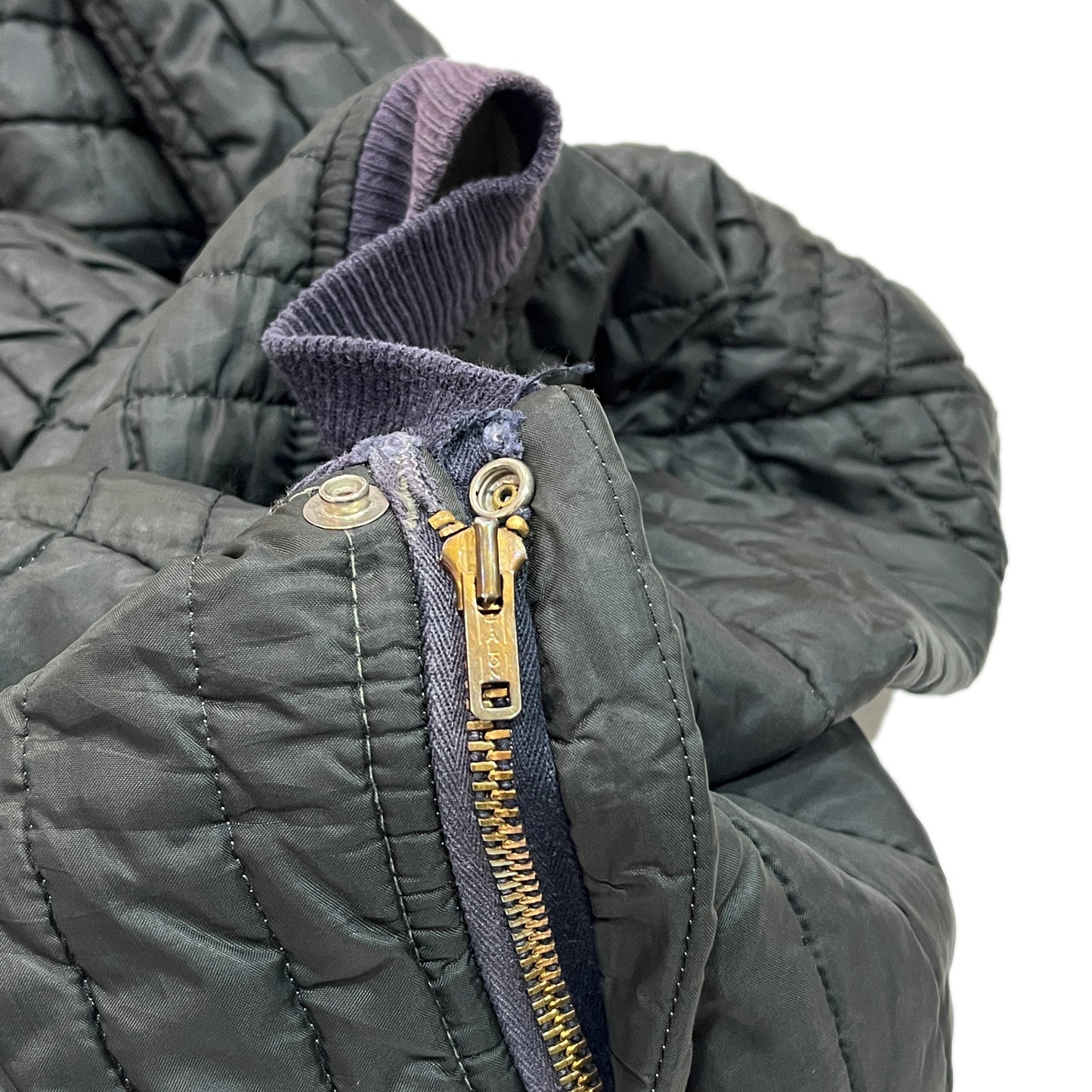 70's TOWNCRAFT Black Quilting JKT Size (L)