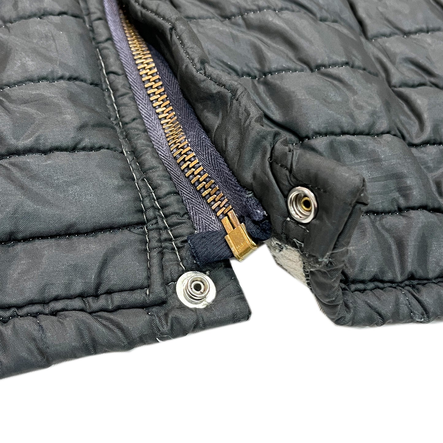 70's TOWNCRAFT Black Quilting JKT Size (L)