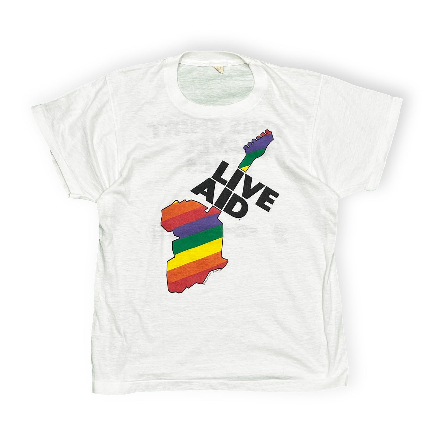 80's SCREEN STARS ''LIVE AID'' 両面プリントTシャツ Size (L)