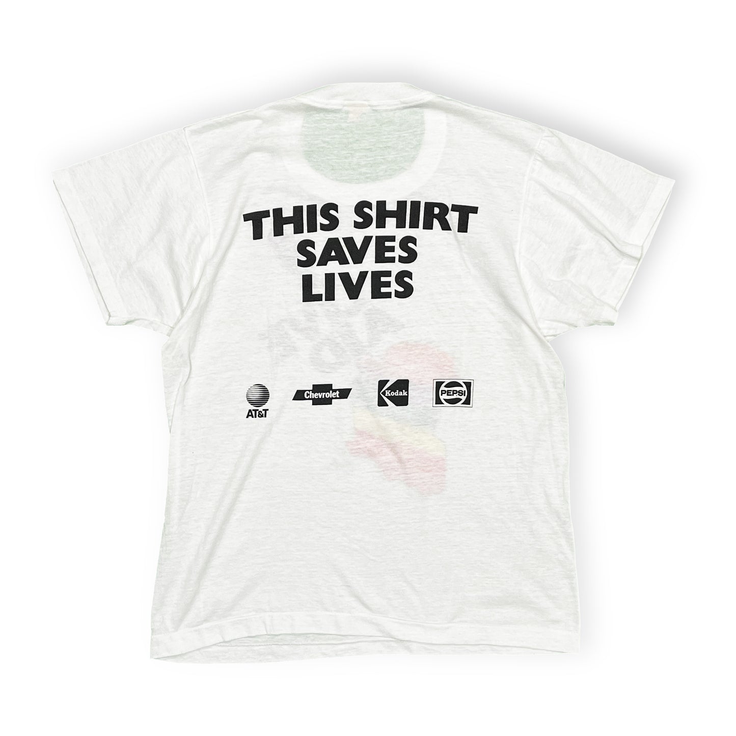 80's SCREEN STARS ''LIVE AID'' 両面プリントTシャツ Size (L)