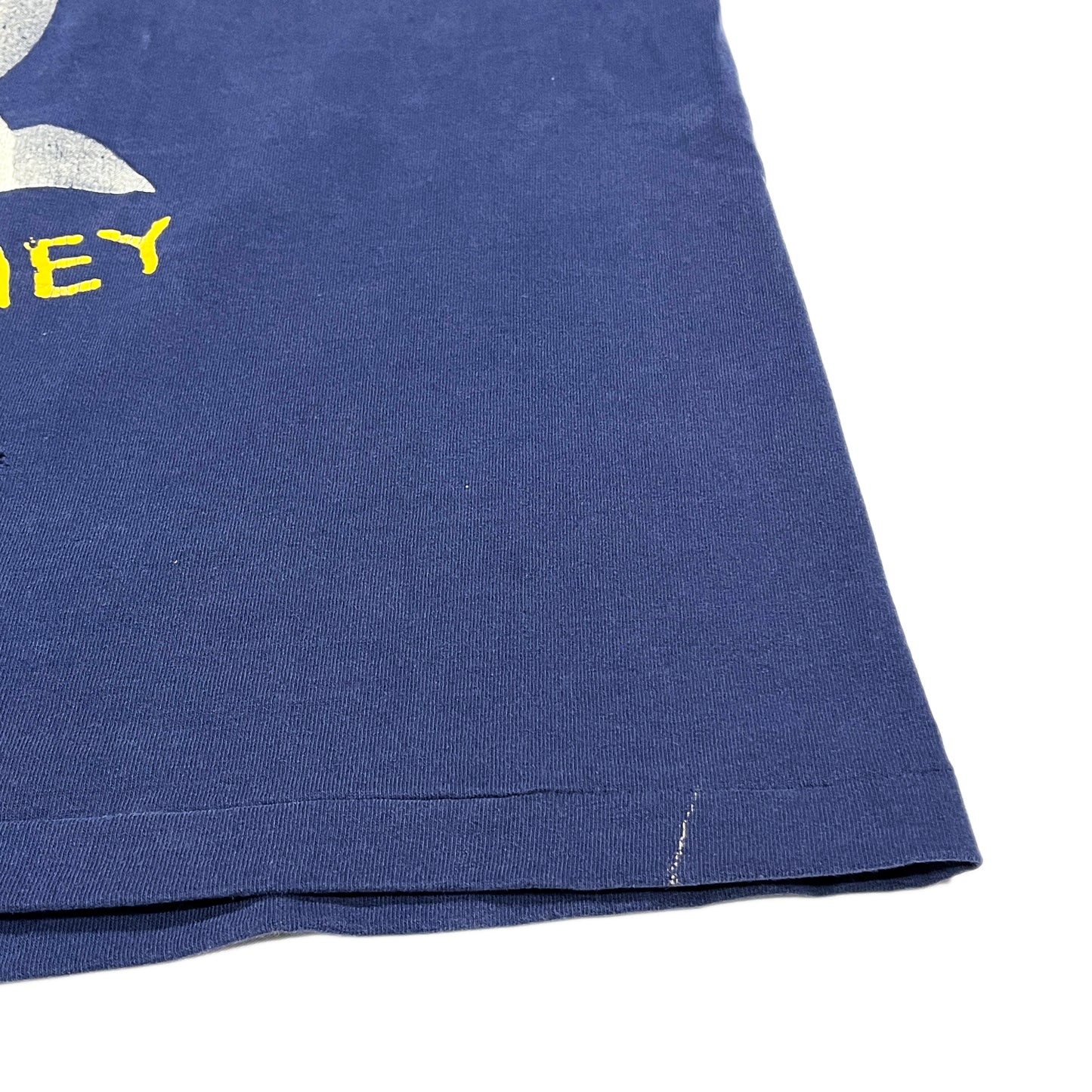 90s レディオヘッド Radiohead Pablo Honey バンドTシャツ XL ディテール 5 ダークネイビーTシャツの前面 Baby Pablo Hone