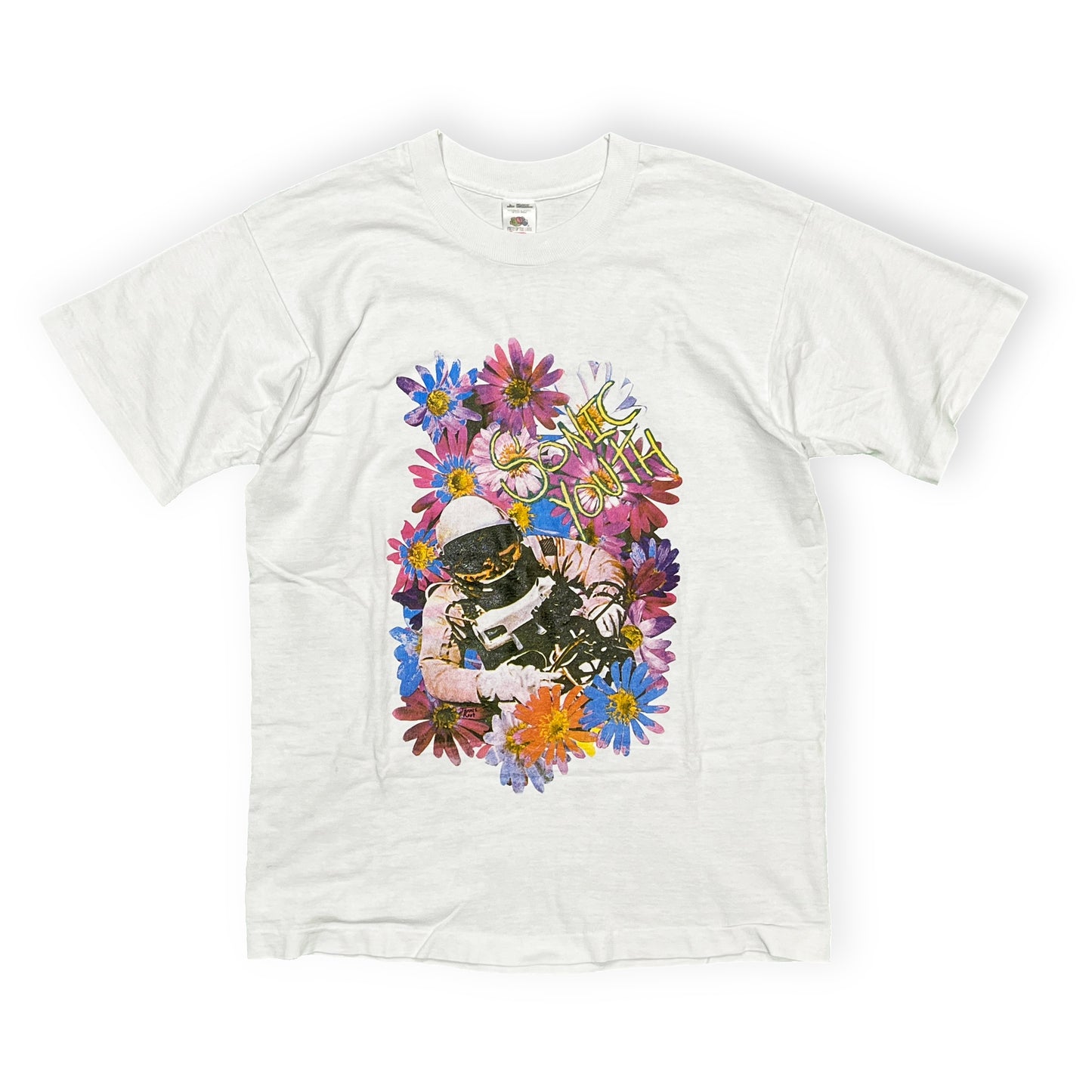 90's FRUIT OF THE LOOM Sonic Youth "Tannis Root" T Size (L)