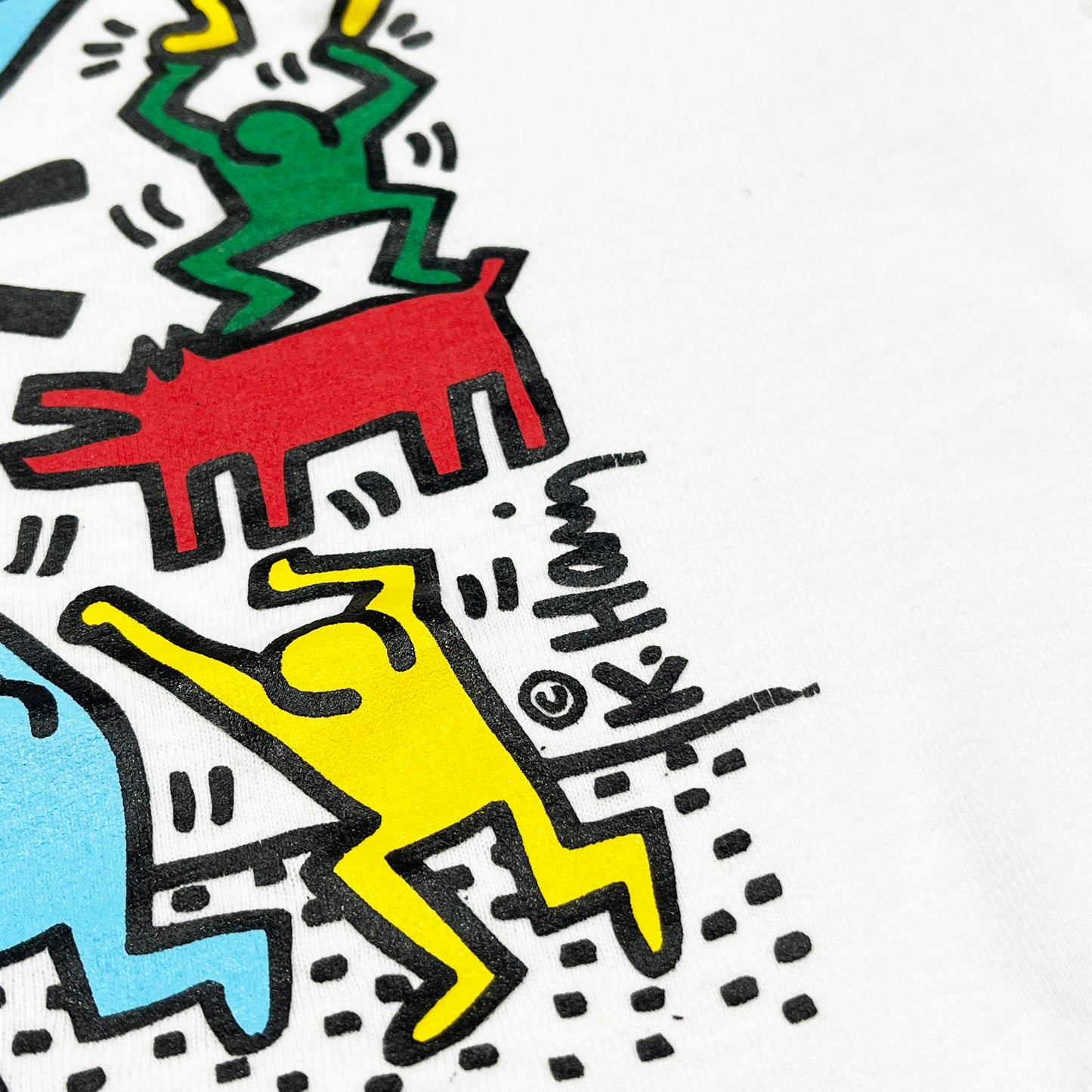 90's Hanes Keith Haring Pop-Shop L/S T Size (M)