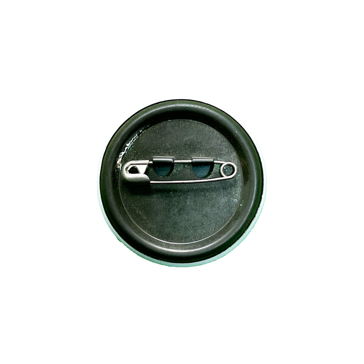 The Rolling Stones Badge 背面 黒い裏面 金属製のボタン式紐