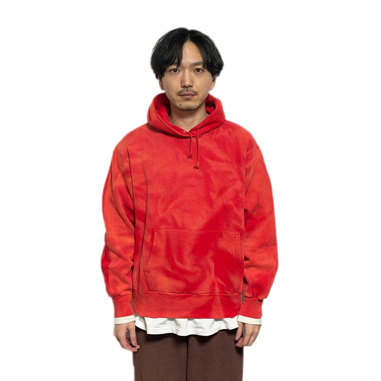 80's Champion Parka フェード 極上雰囲気 Size (L-XL)位