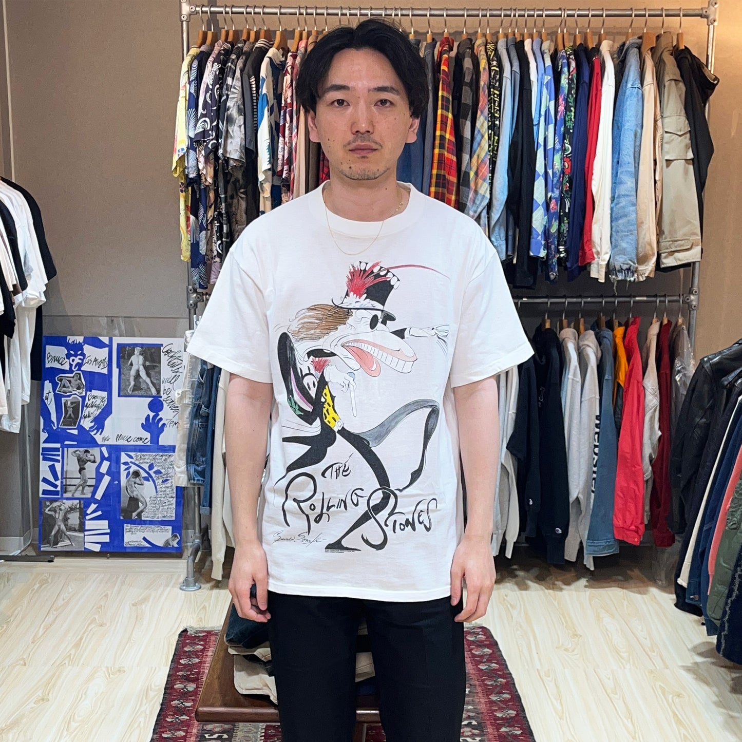 90's Brockum The Rolling Stones T Size (L) レア!