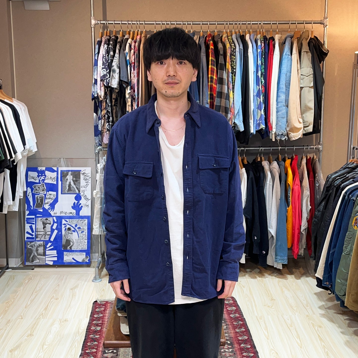 70's L.L.Bean シャモアクロス L/S SH Size (17)