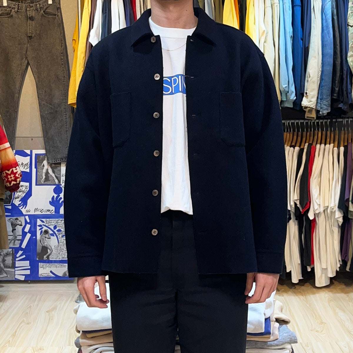 AD1995 Comme des Garcons Wool SH JKT Size (XL)位
