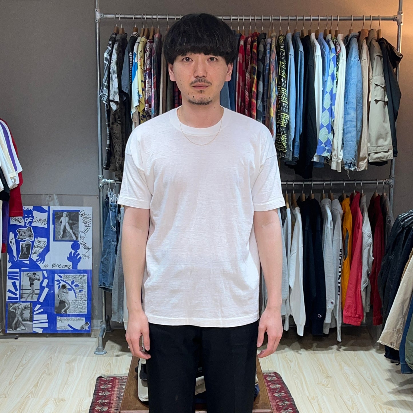 60's Champion ランタグ 無地T Size (XL) 激レア!