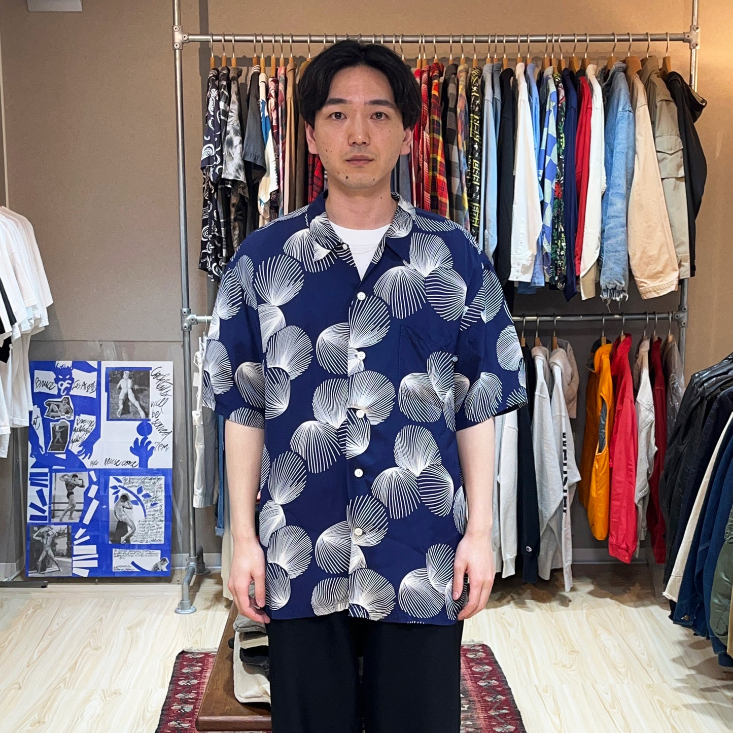 00's Stussy Rayon S/S SH Size (XL)