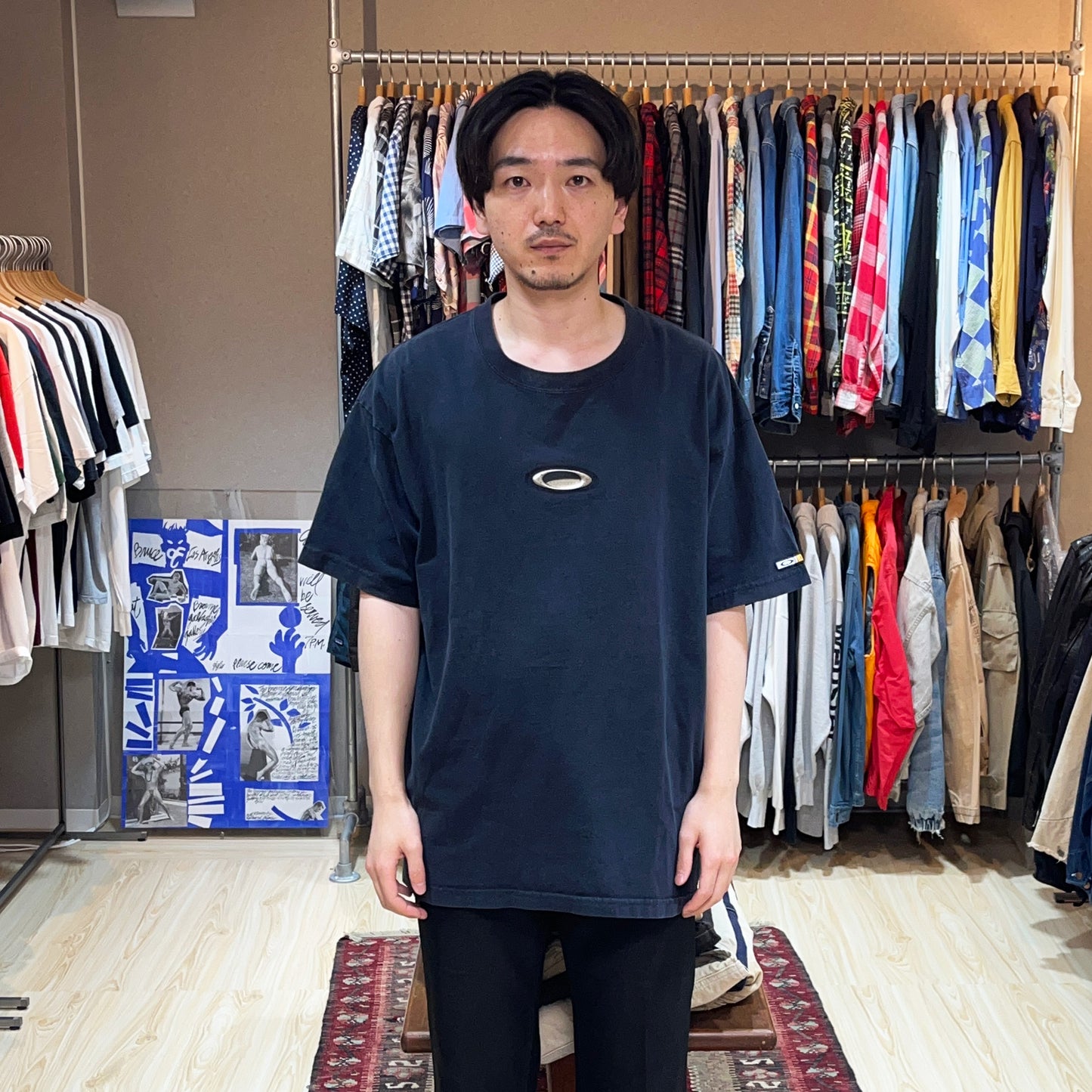 00's SOFTWARE Oakley T Black Size (XXL) 希少サイズ!
