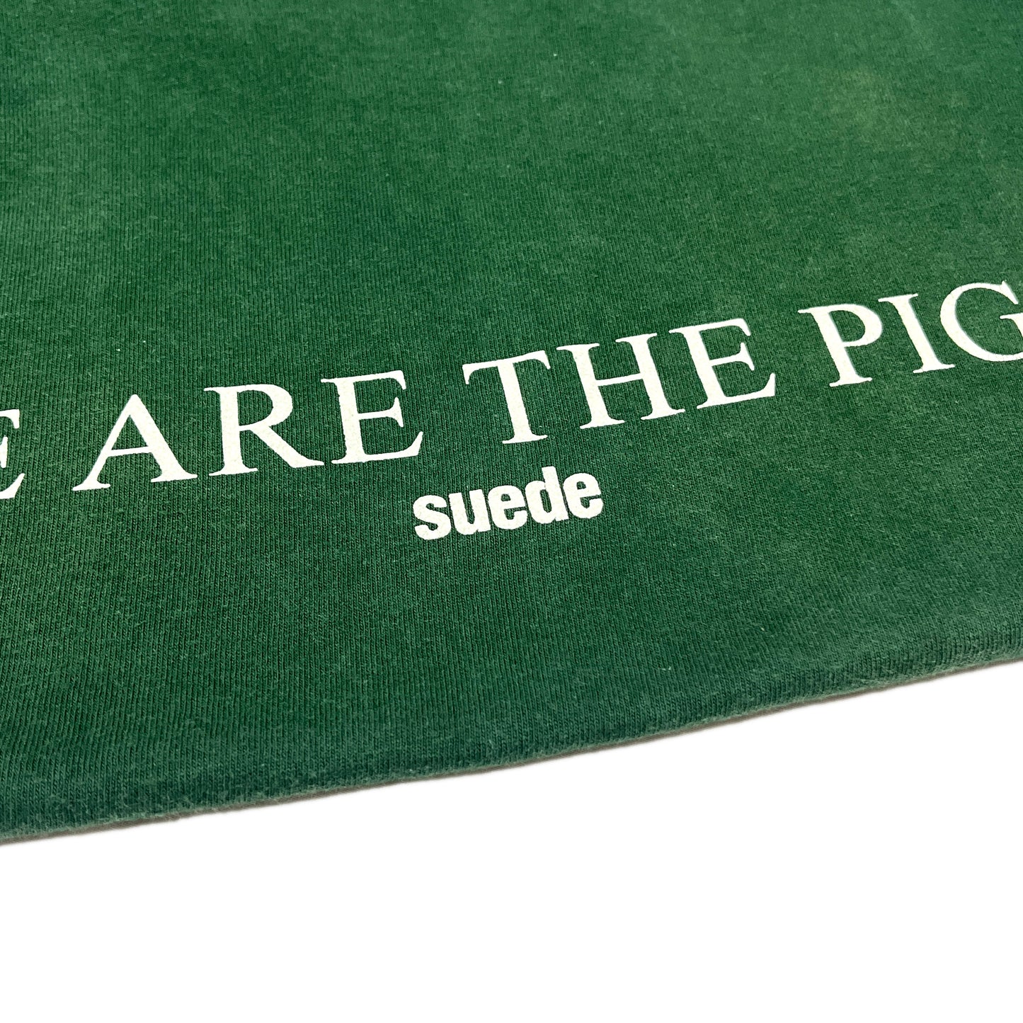 90's SCREEN STARS Suede "WE ARE THE PIGS" T Size (L)