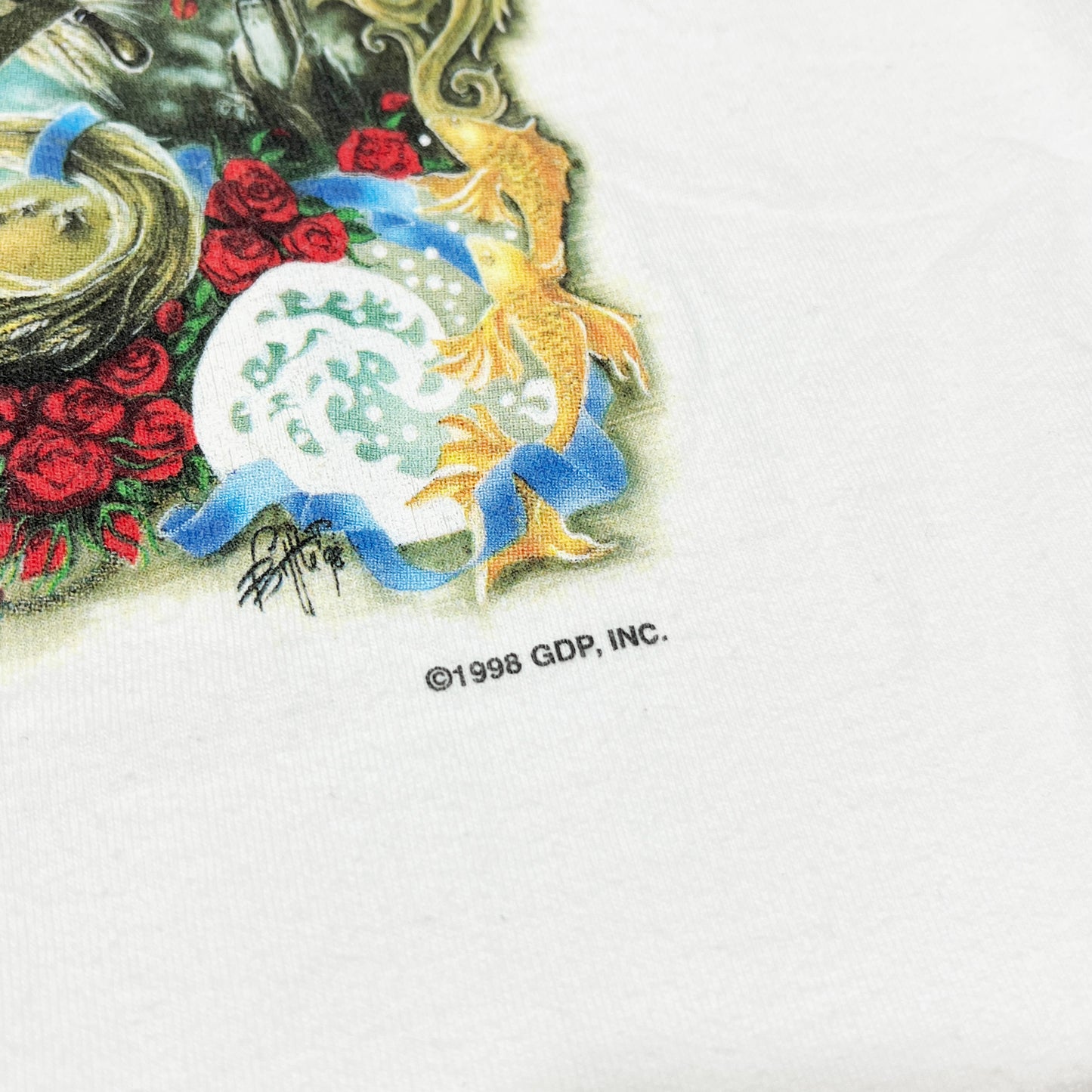 90's LIQUID BLUE Gratefuldead T Size (L)