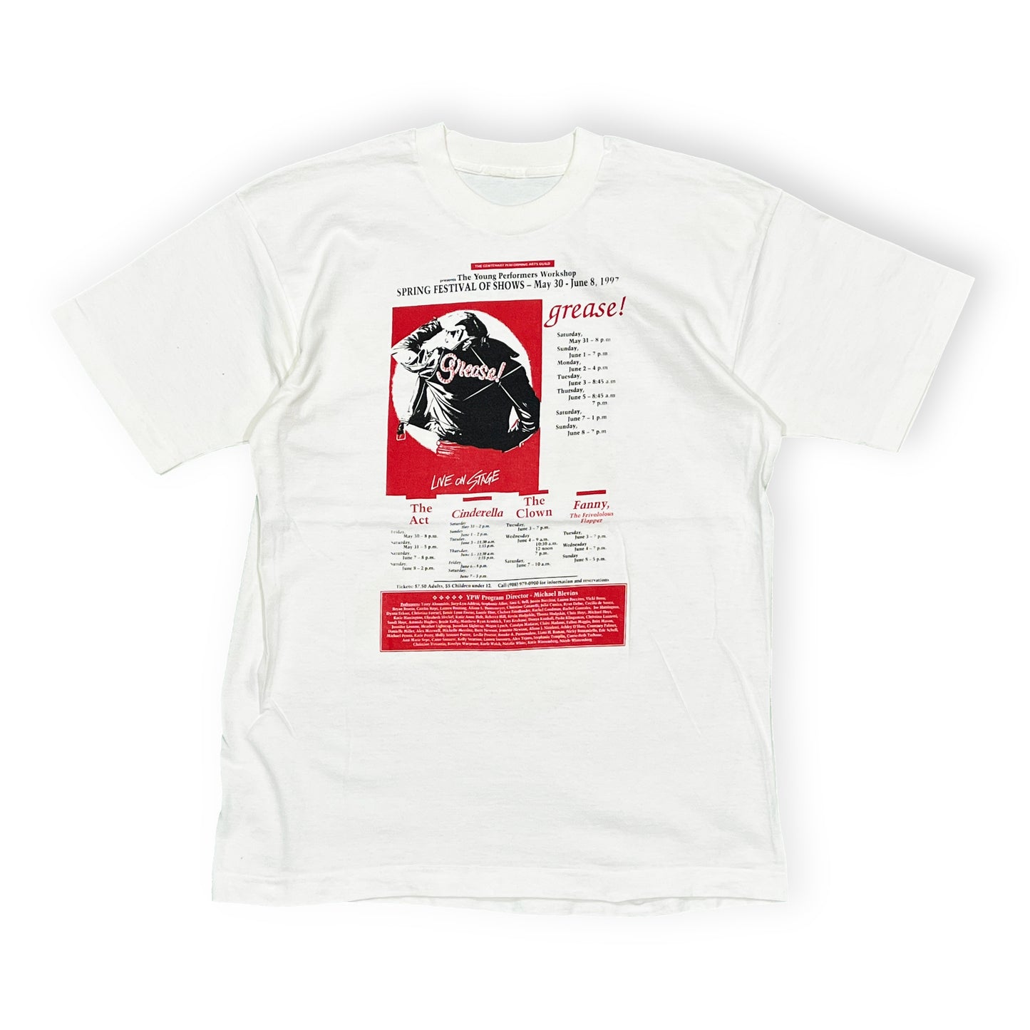 90's UnKnown Grease T Size (XL)位