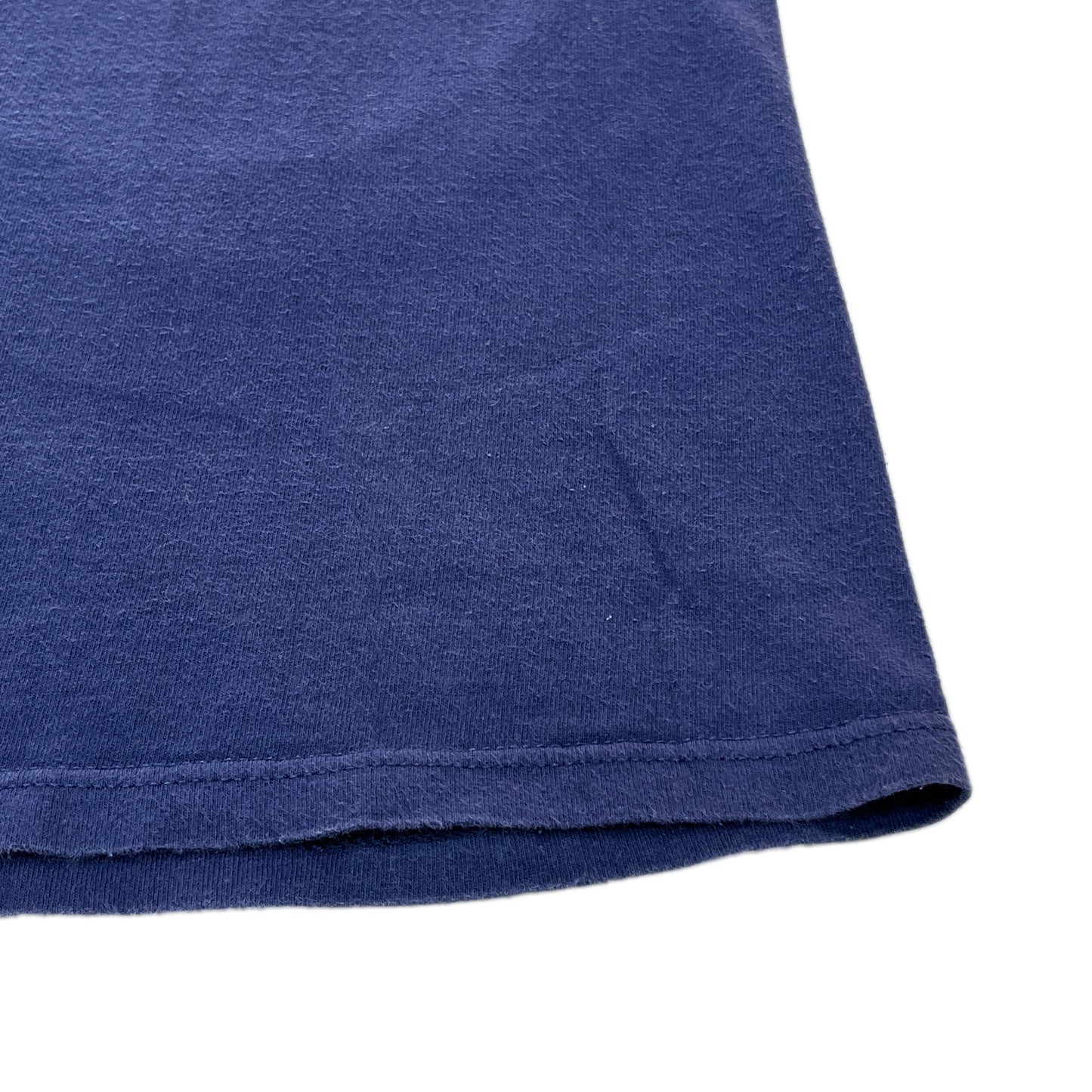 90s FRUIT OF THE LOOM Pavement T L ディテール Tシャツの袖口と下地の縫い目 素材の質感