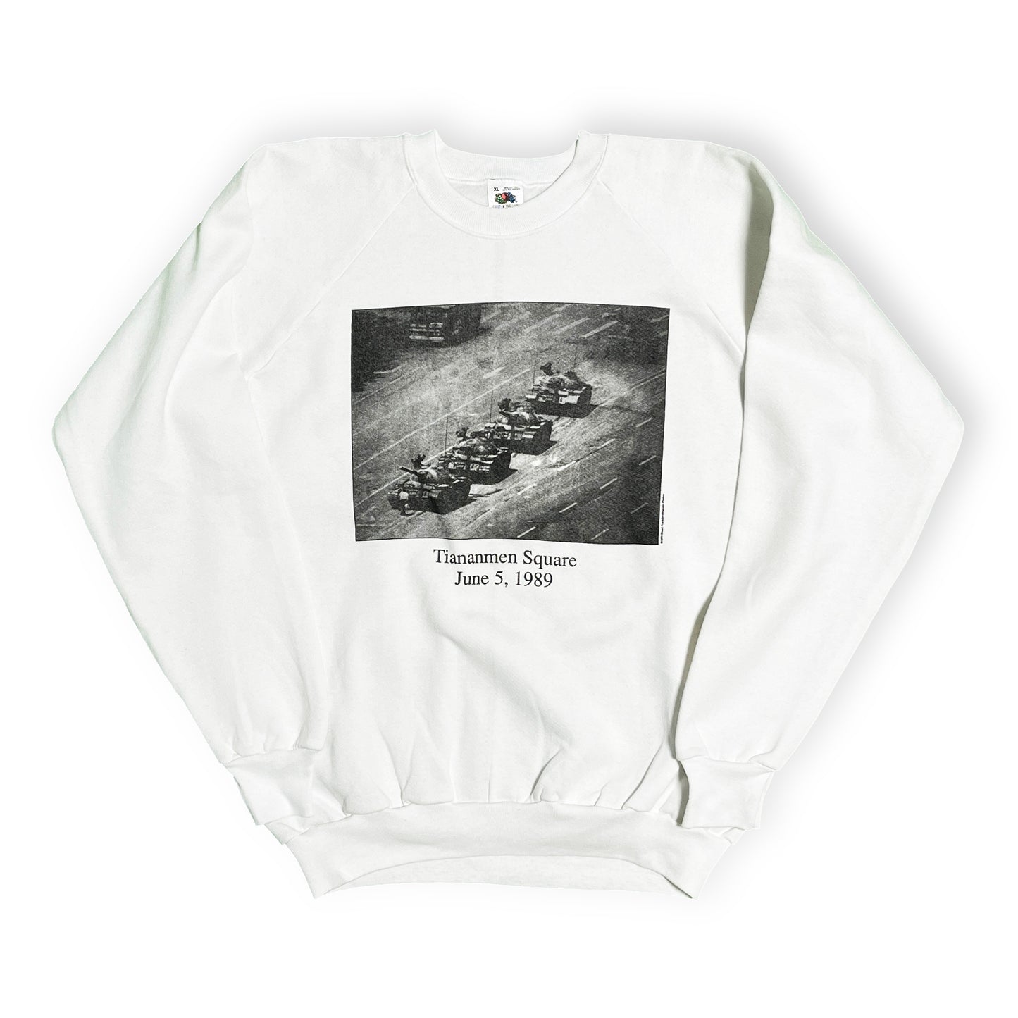 90's FRUIT OF THE LOOM 天安門事件 Sweat Size (XL) Deadstock