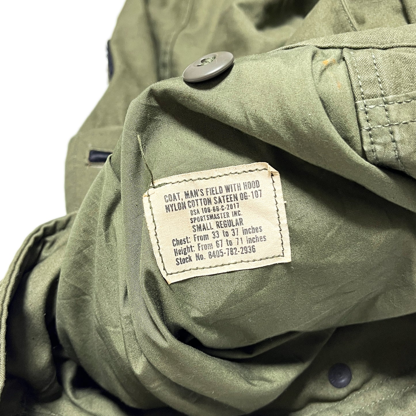 60's M-65 フィールドJKT Size (S-R)