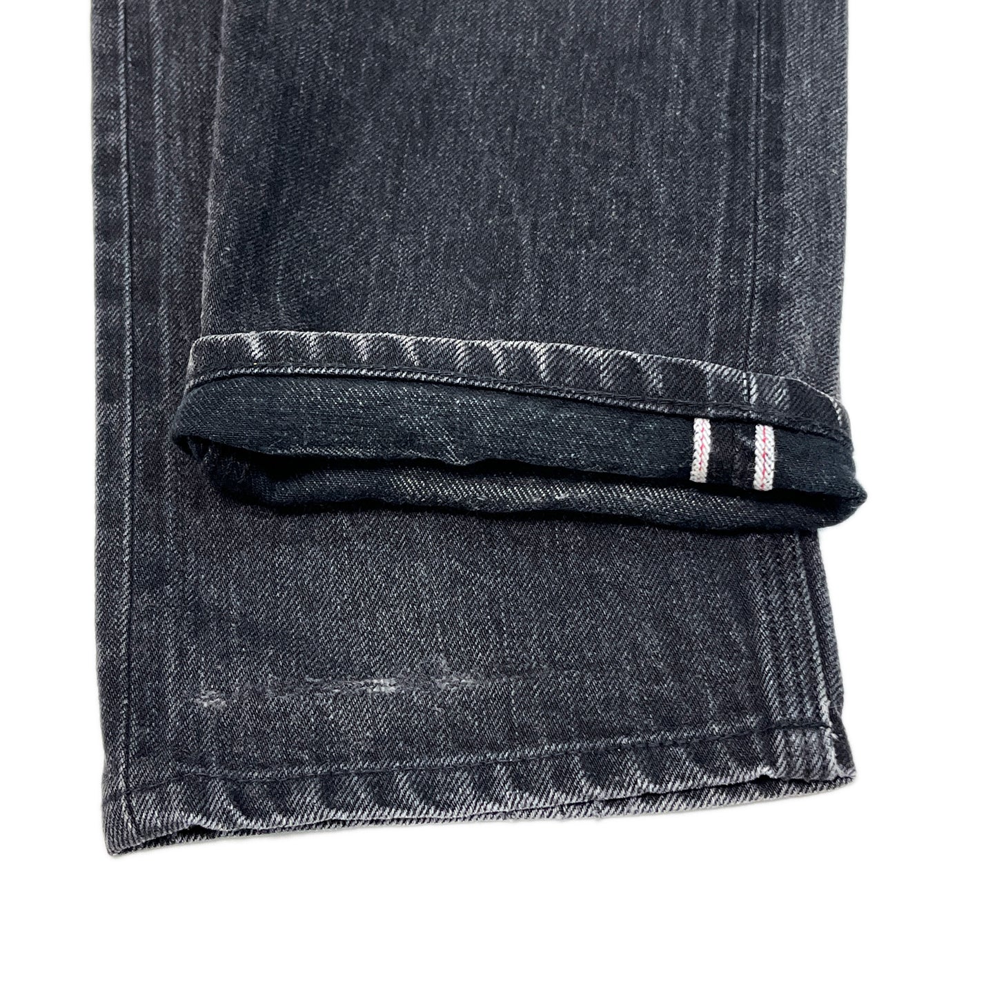 Rag & Bone Black Denim Skinny PT W31 L30 ディテール 2 裾 縫い目