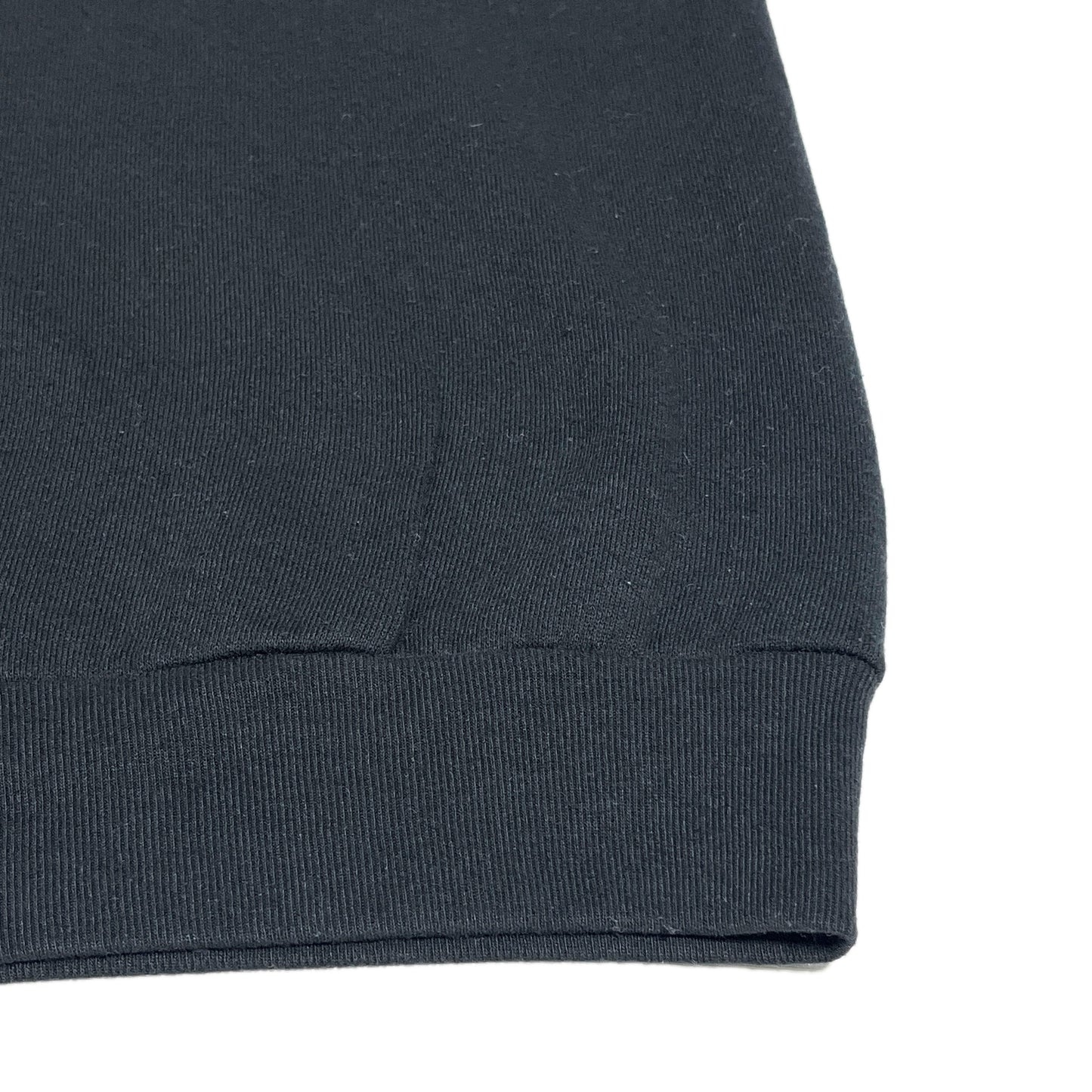 90s FRUIT OF THE LOOM Rolling Stones Sweat XL ディテール 裾の素材の質感