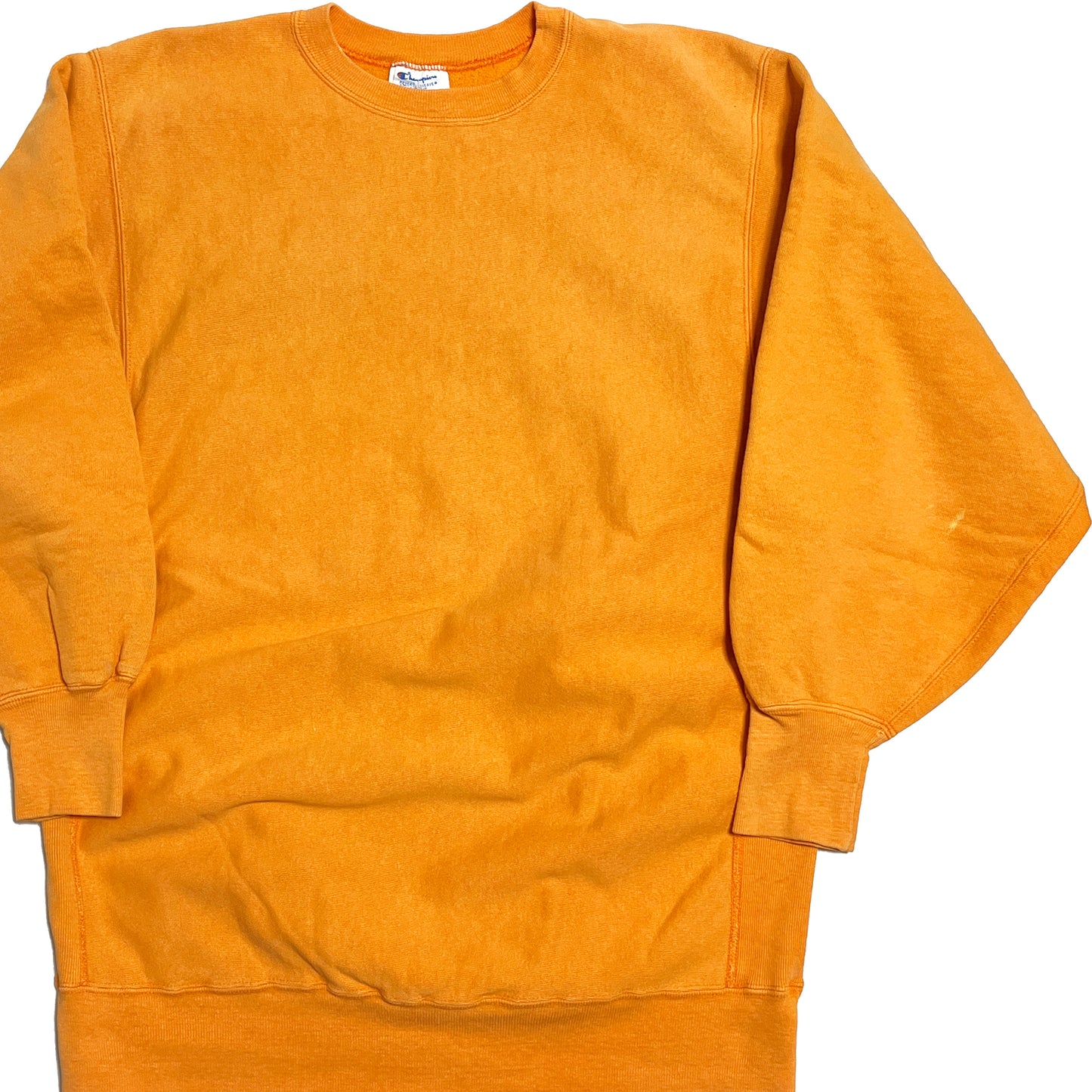 80's Champion R/W Crew Orange 目無し Size (XXL)