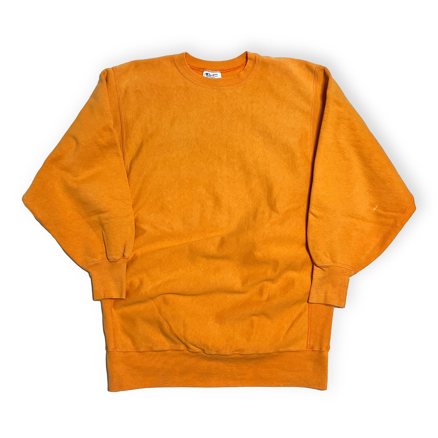 80's Champion R/W Crew Orange 目無し Size (XXL)
