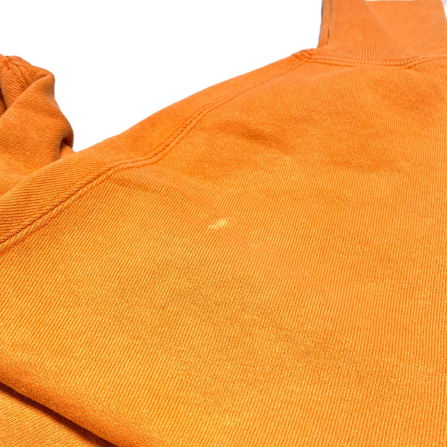 80's Champion R/W Crew Orange 目無し Size (XXL)