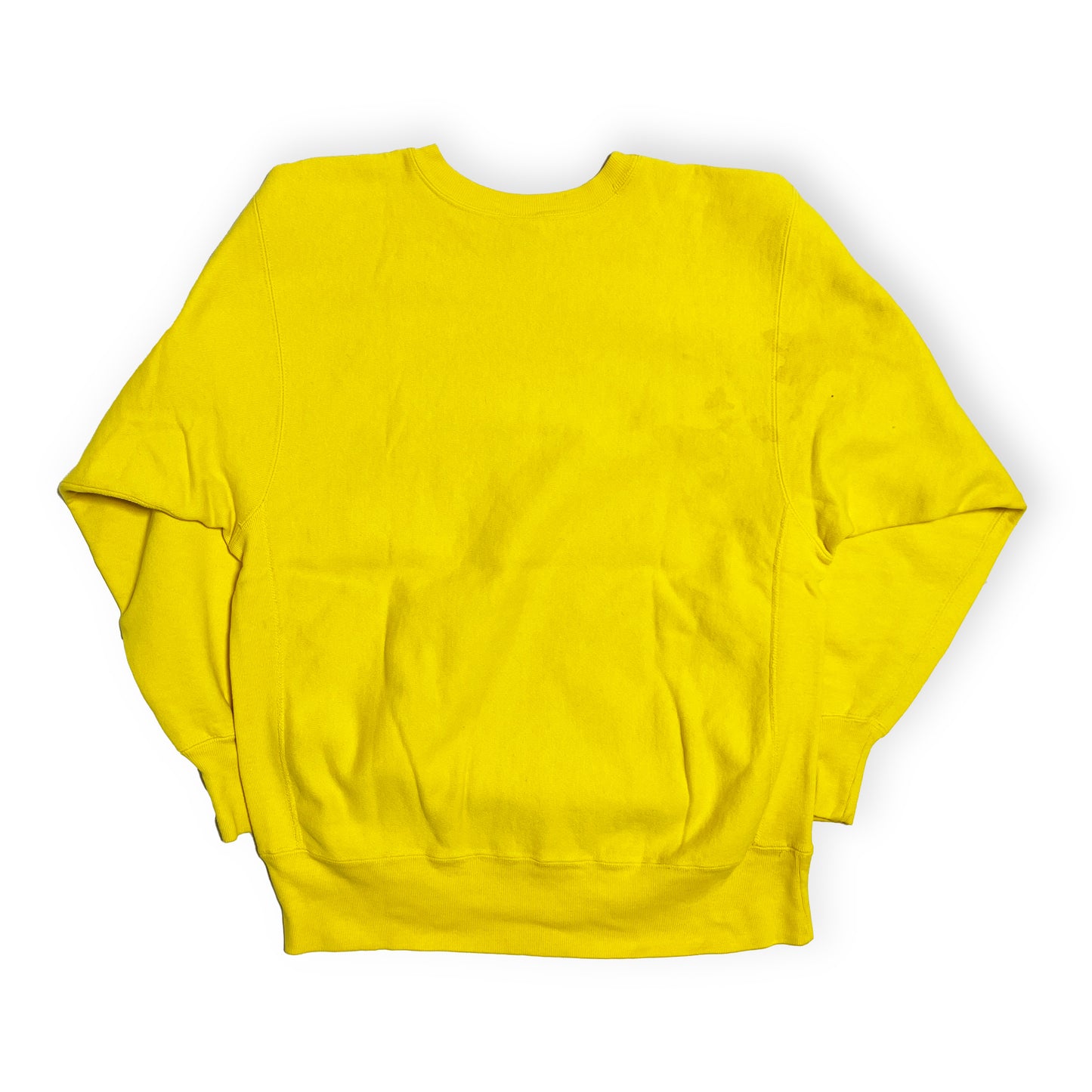 80's Champion R/W Crew Yellow 目無し Size (XL)