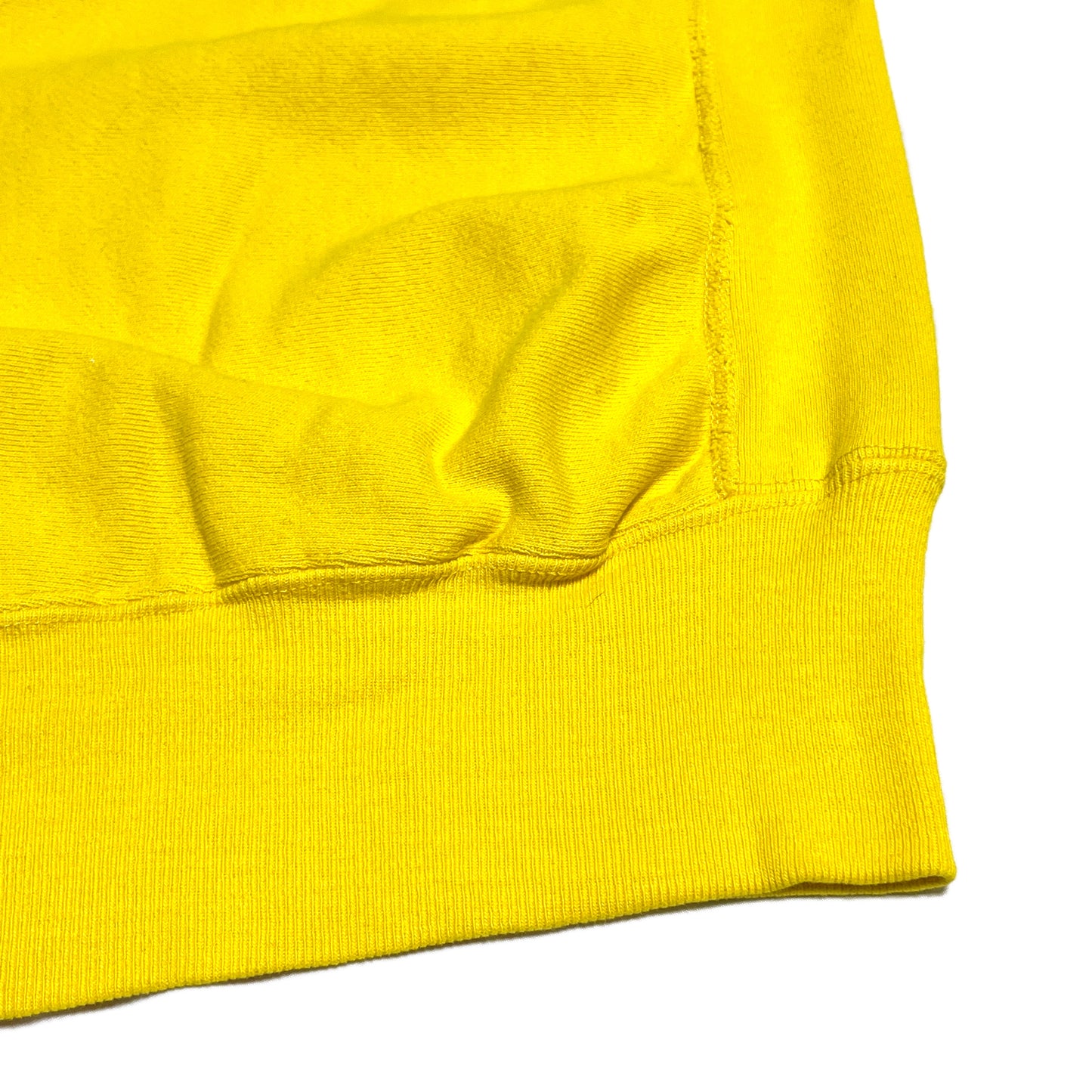 80's Champion R/W Crew Yellow 目無し Size (XL)