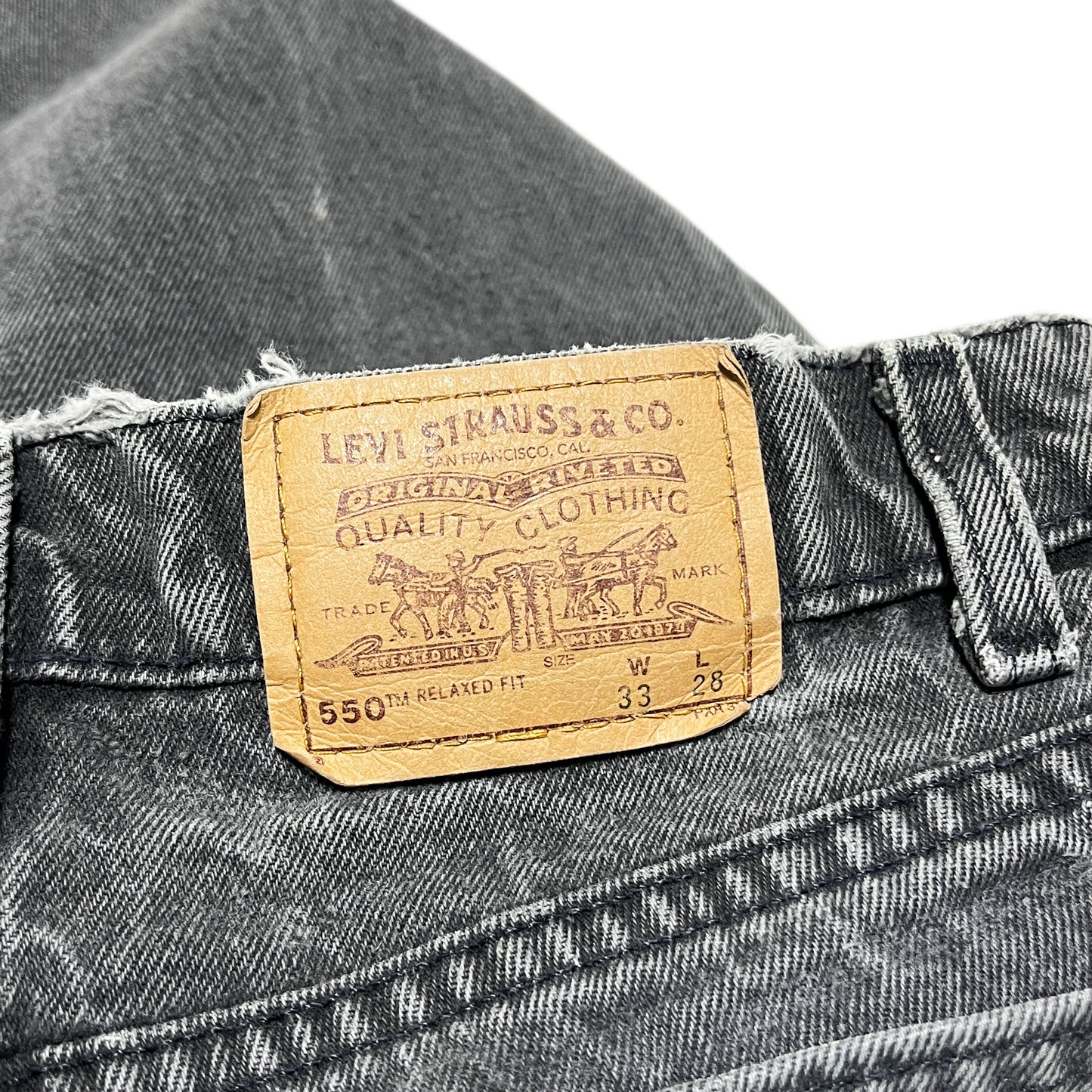 90's Levi's 550 Black Denim PT Size (W32 L27)位