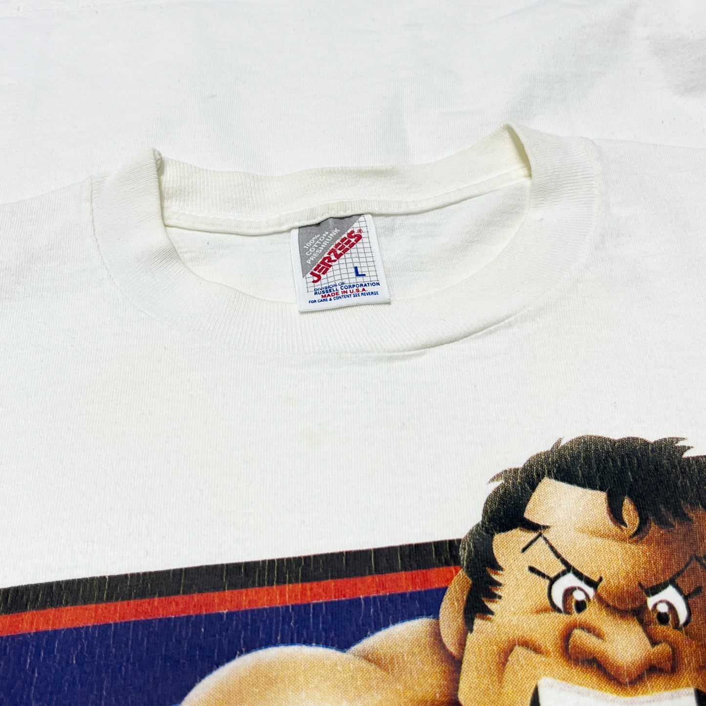 90's JERZEES アントニオ猪木 藤原喜明 T Size (L)