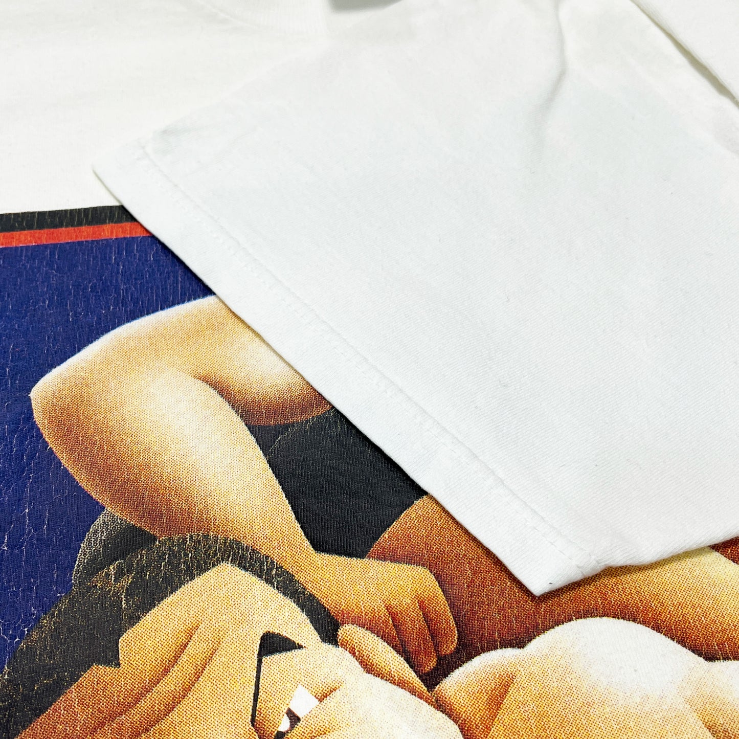 90's JERZEES アントニオ猪木 藤原喜明 T Size (L)