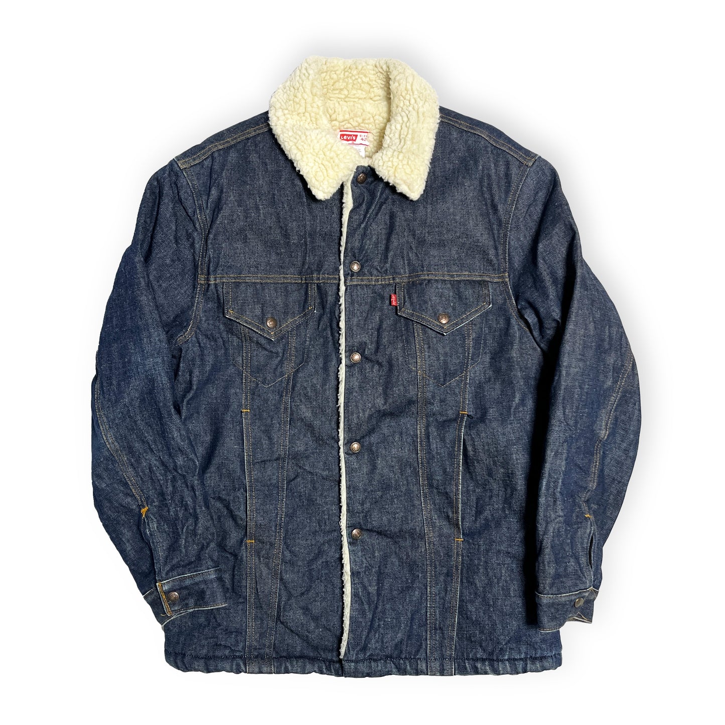 70's Levi's 71056 Boa Denim JKT 真紺 Size (42)