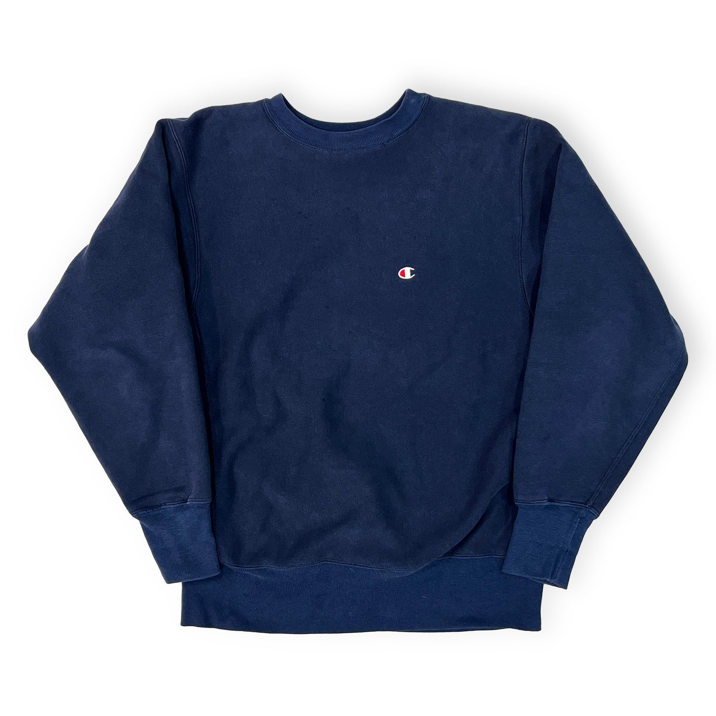 90's Champion R/W Crew 2トーン ネイビー Size (L)